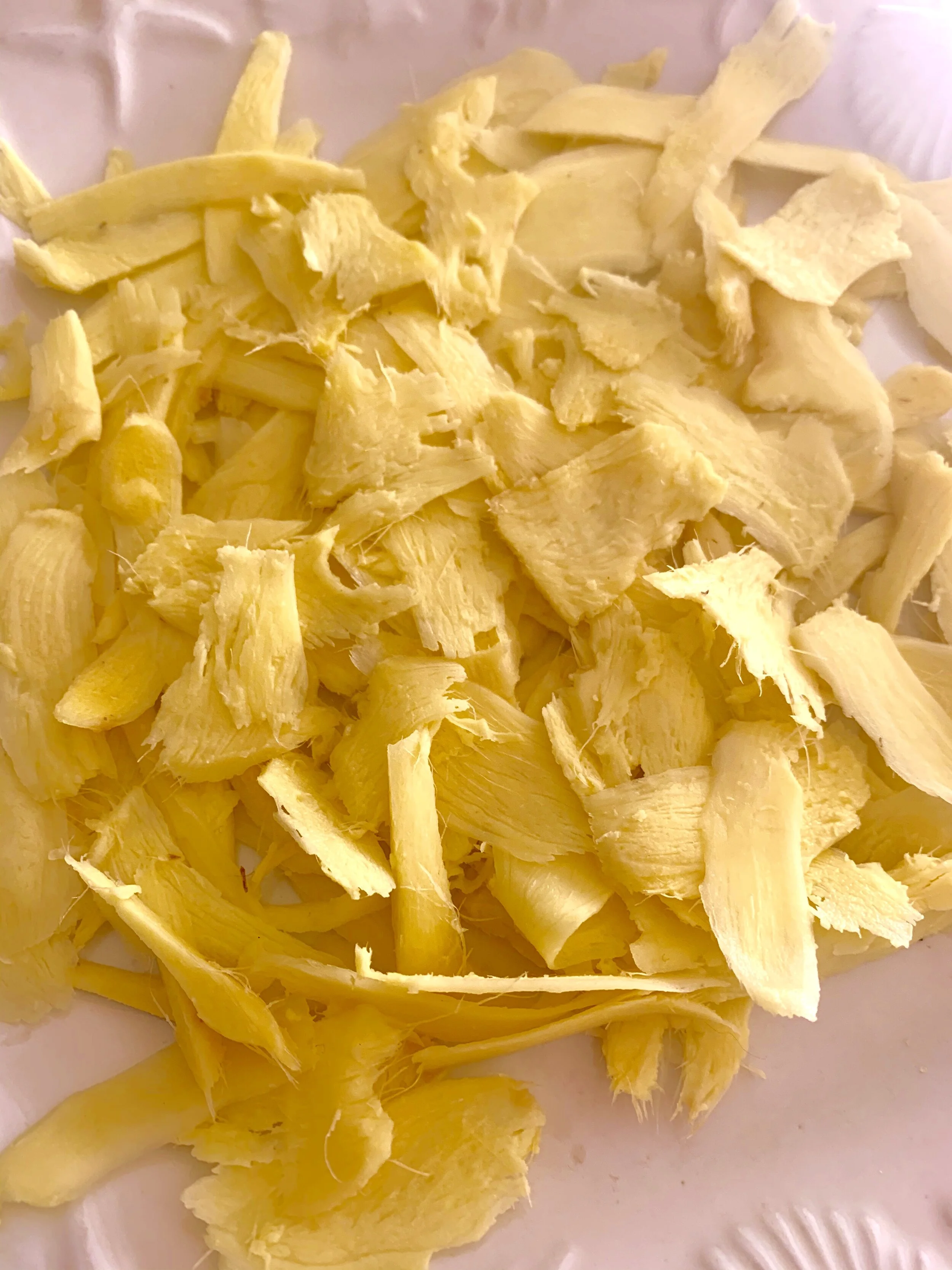 PICKLED GINGER WITH HIBISCUS FLOWER