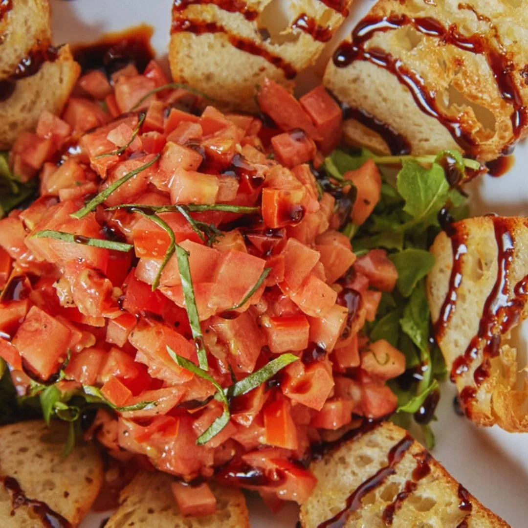 Toasted Bruschetta at The Village Inn