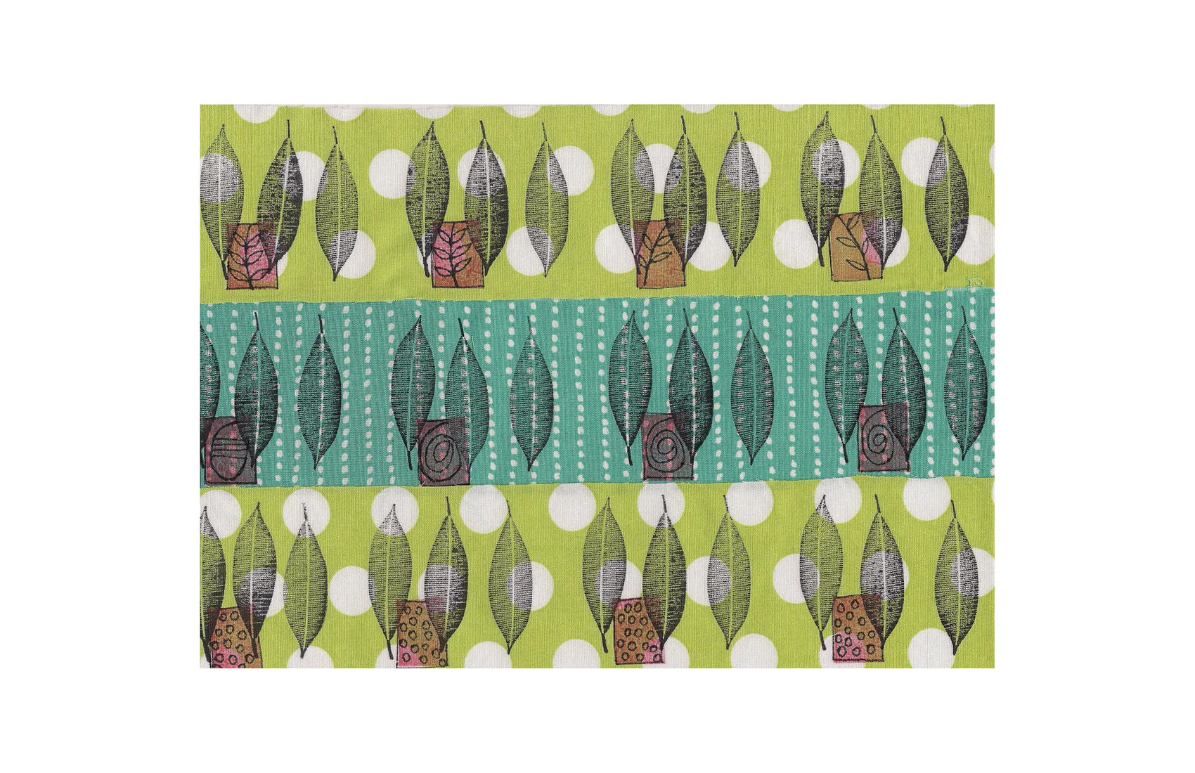 Rows of Leaves Print