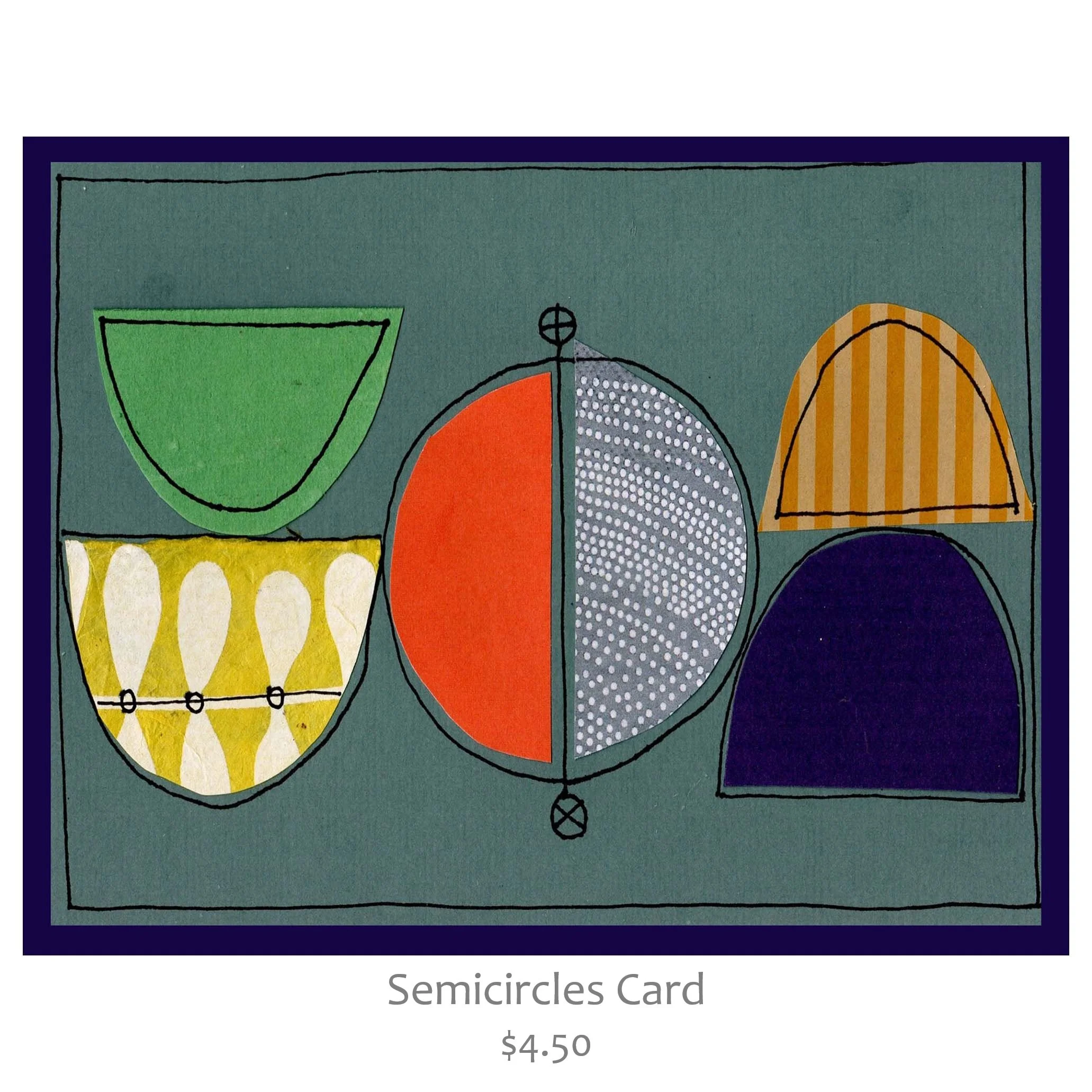 Semicircles Card