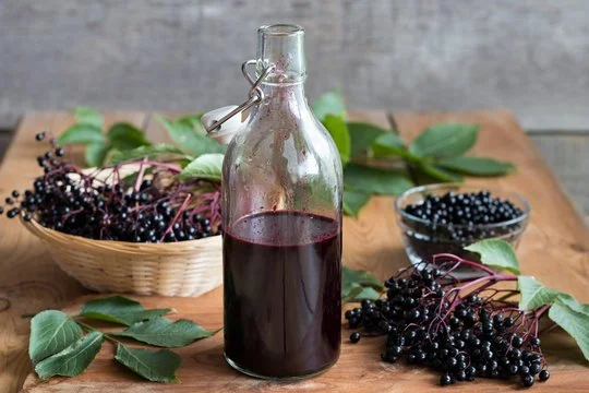 Elderberry Syrup Making
