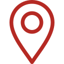 Red location pin icon