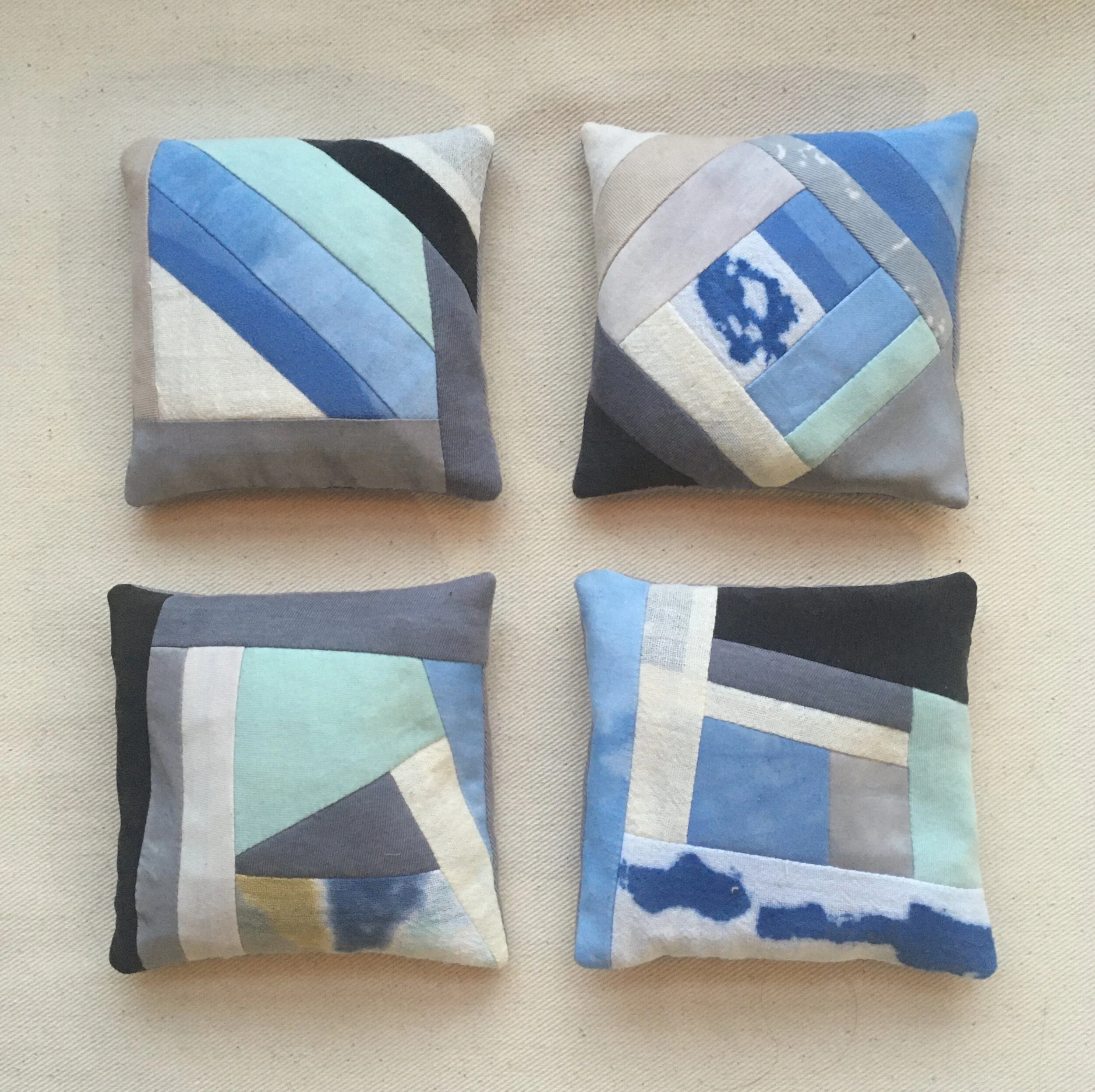 Quilted Lavender Sachet - Blue Family