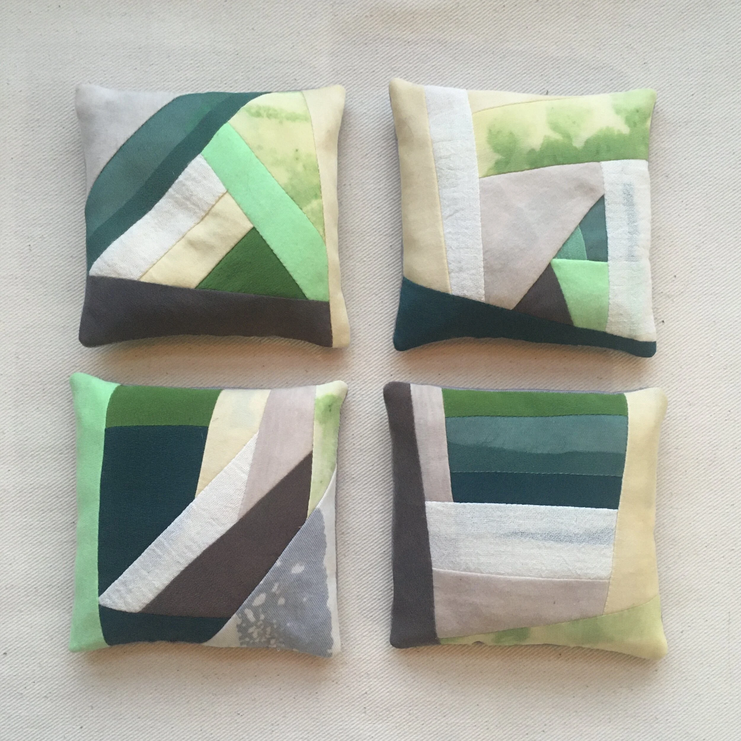 Quilted Lavender Sachet - Green Family