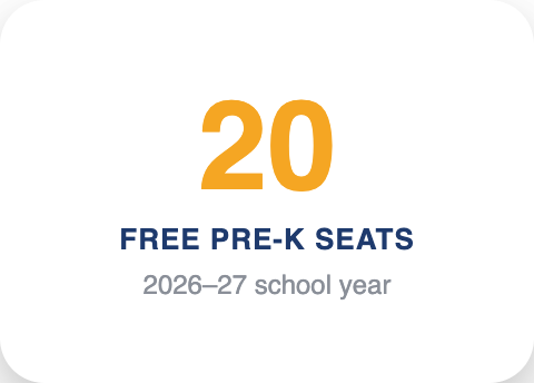 Free Pre-K for the 2026-27 school year to eligible families in Silver Springs, MD