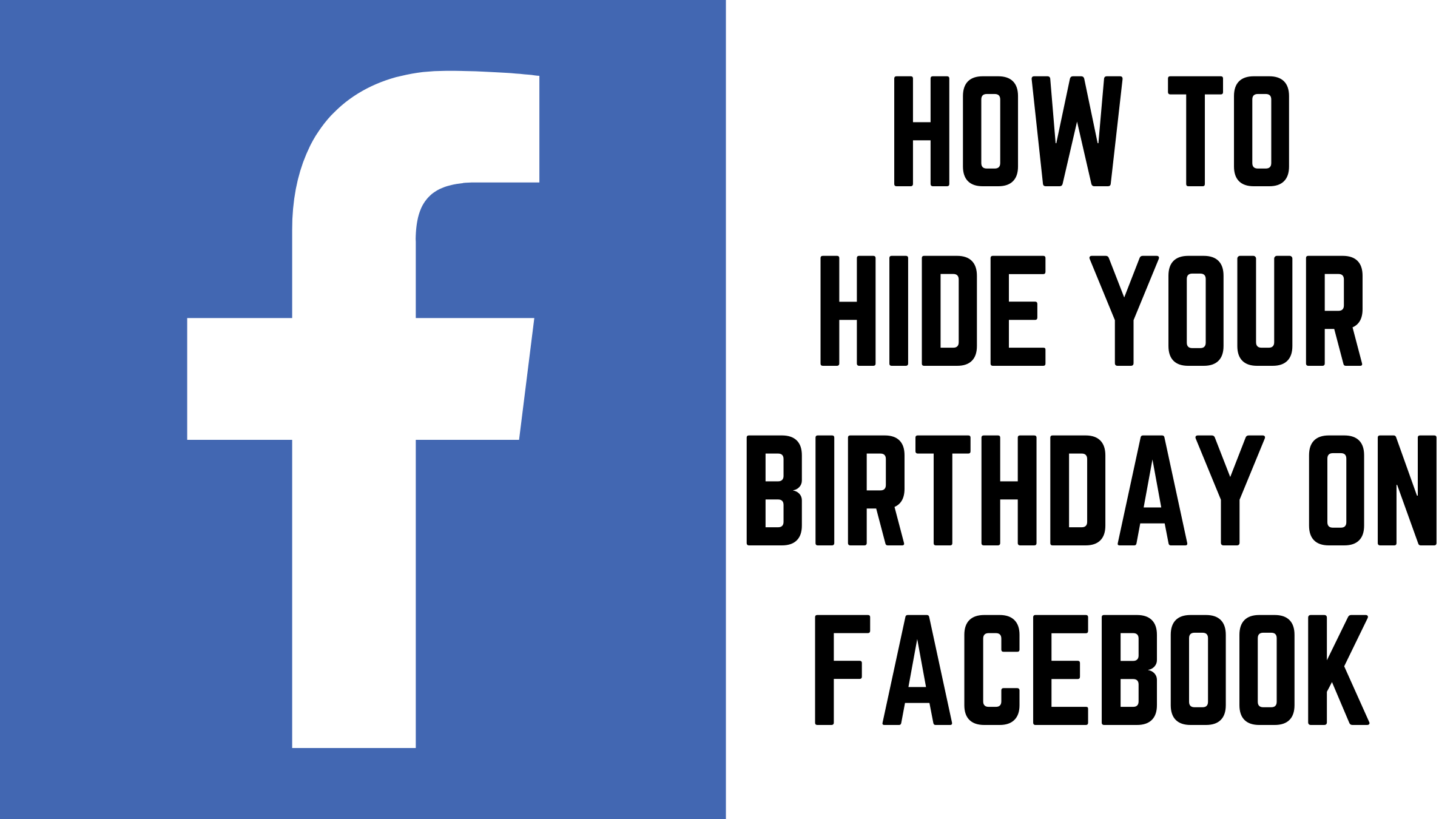 How to Hide Your Birthday on Facebook — Max Dalton Tutorials
