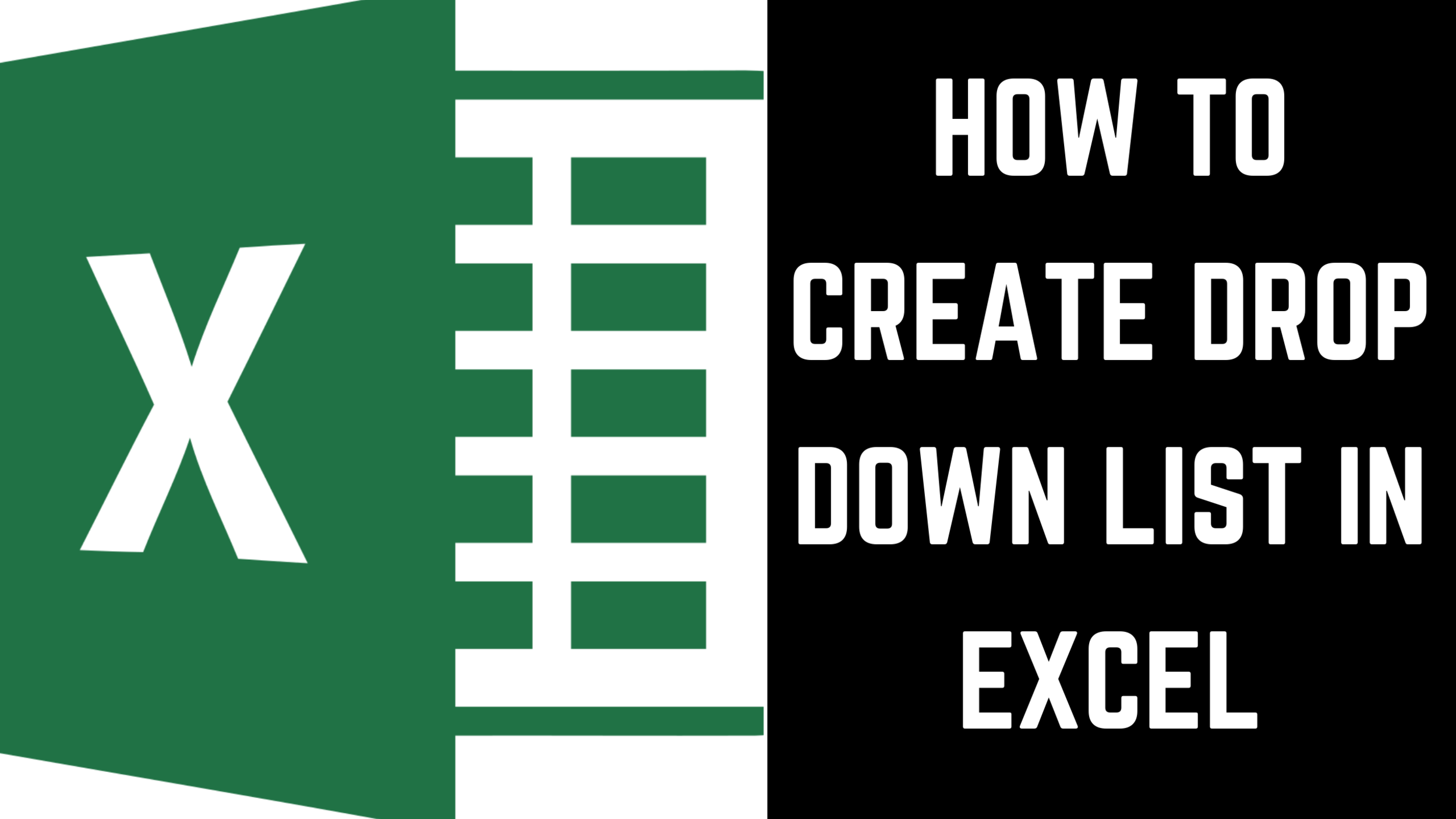 how to create a drop down list in excel how to create a drop down list in excel