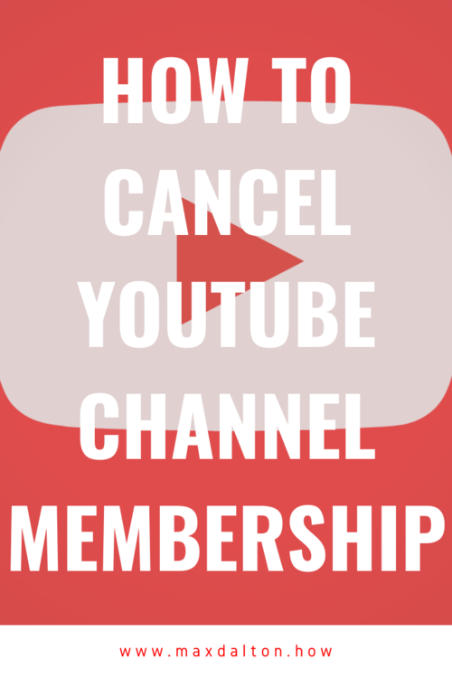 Membership youtube cancel How to Membership youtube cancel You can