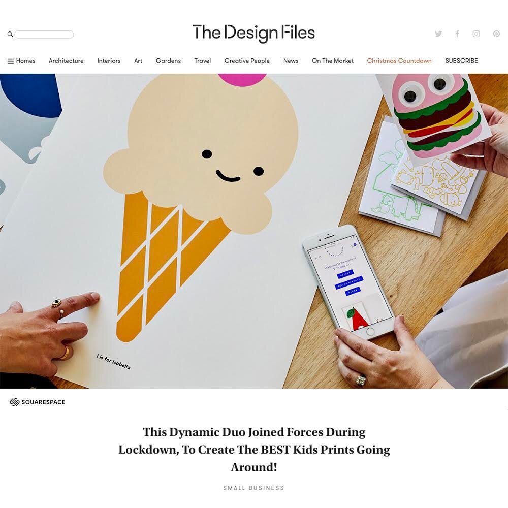 A huge thank you to @thedesignfiles for the beautiful words and feature on V. Happy Co. 🌈 It's a DREAM COME TRUE and we're so incredibly humbled and thankful for your support. We're so lucky to be working on something we love with all our heart ❤️ C