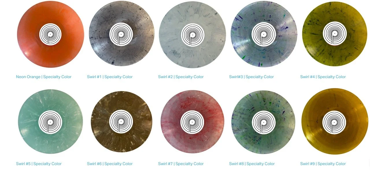 Select Lp Colours Color Library — Physical Music Products