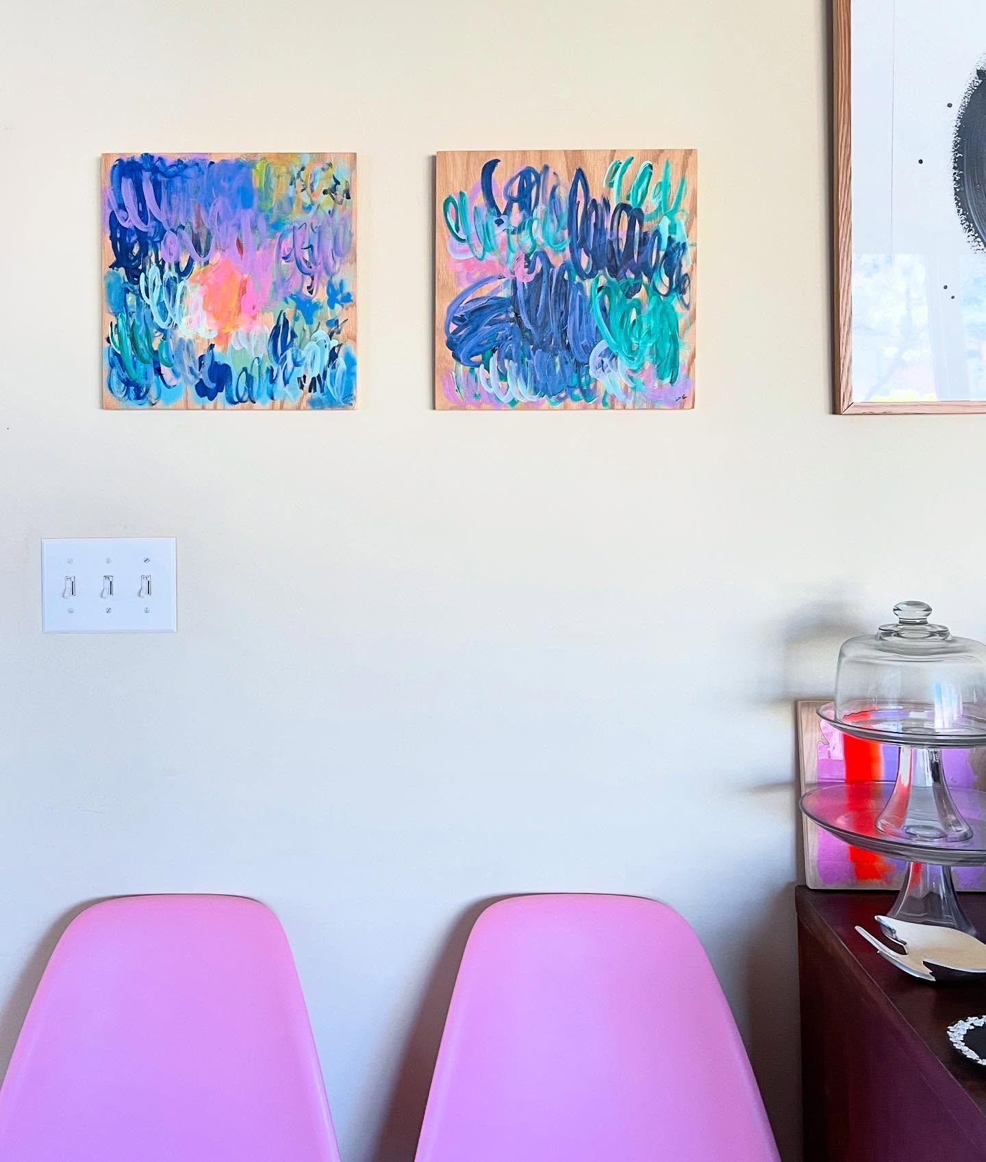 / bari wieselman schulman

up in the studio &mdash; two pieces that are meant to be together...
come visit!

schedule an in-person or virtual studio visit with me to explore my work together and get a behind-the-scenes peek at the studio + works in p