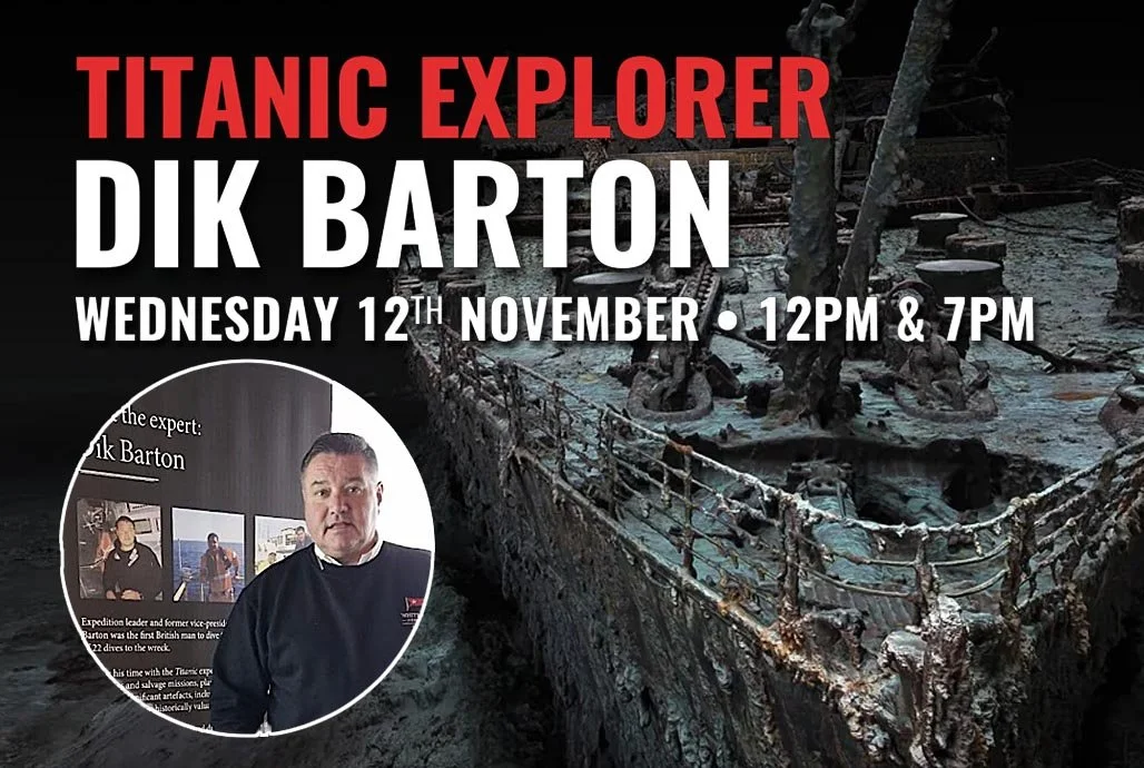 Dik Barton, the first Briton to dive RMS Titanic!