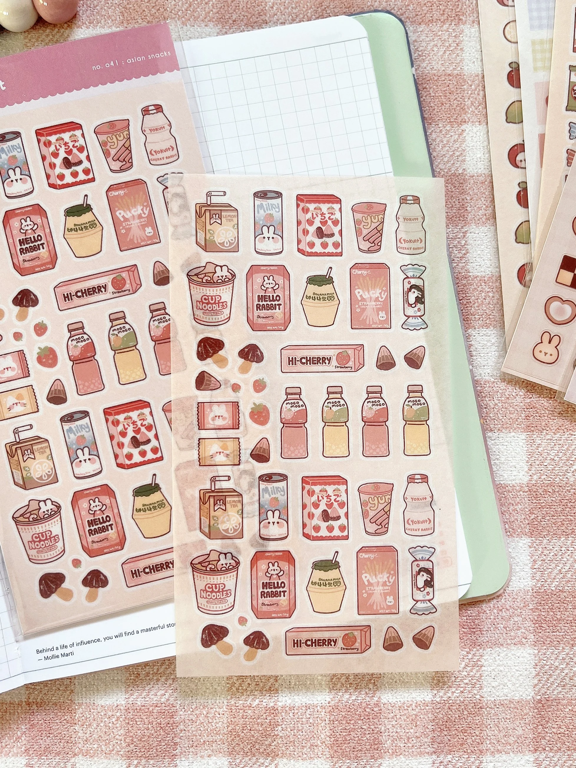 Snacks: Sticker Sheet no.041
