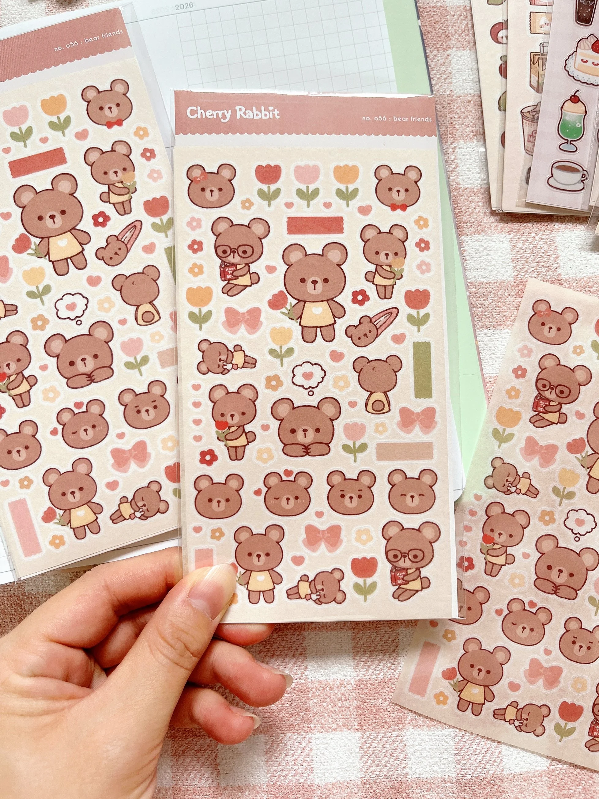 Bear Friends: Sticker Sheet no. 056