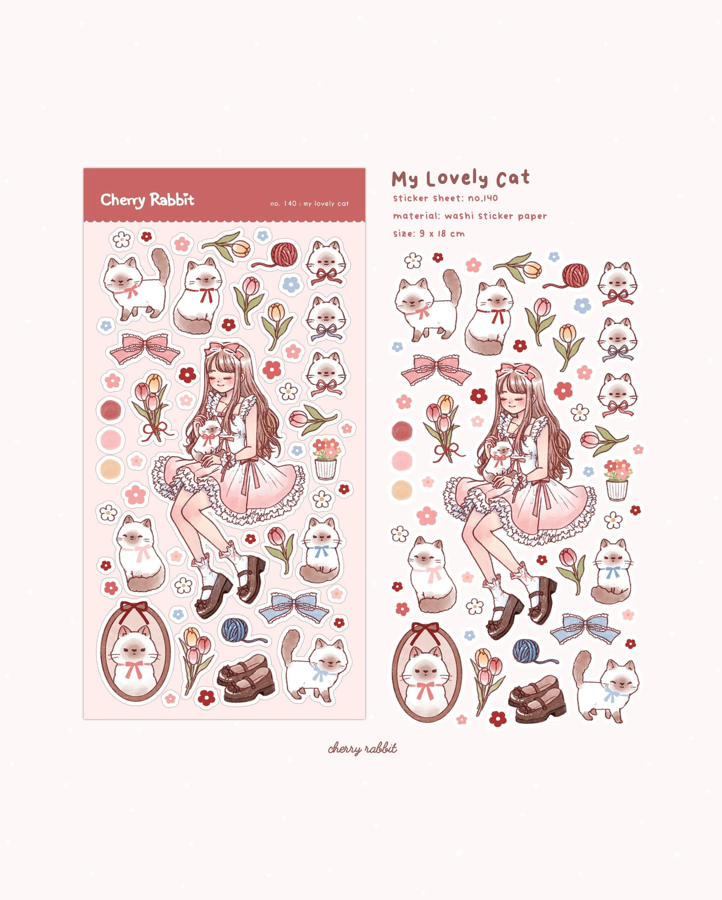 Cats: Sticker Sheet no. 140