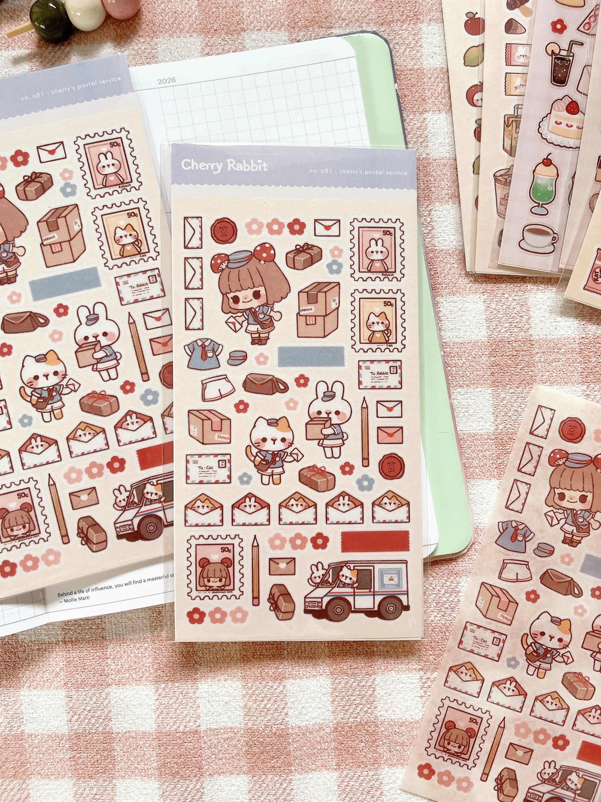 Cherry's Postal Service: Sticker Sheet no. 081