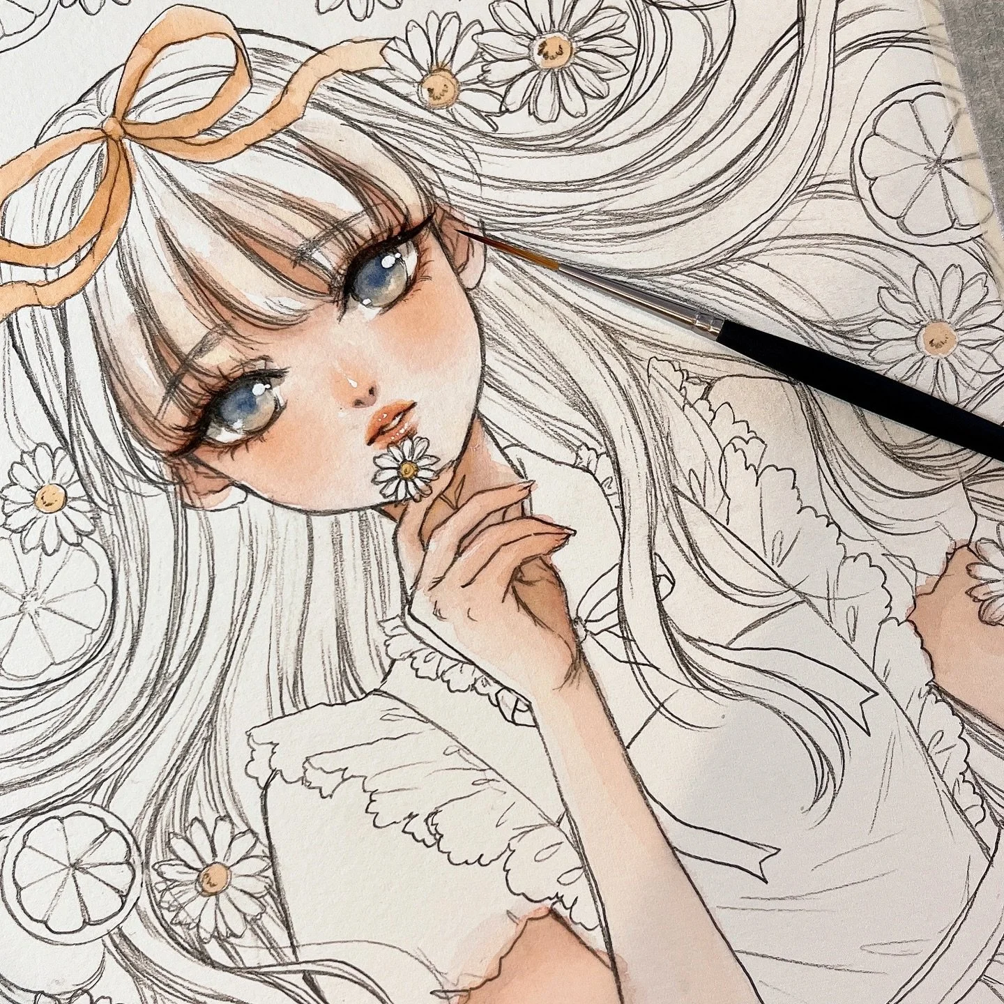 wip 🍊

.
#wip #illustration #watercolor #水彩 #透明水彩 #透明水彩イラスト