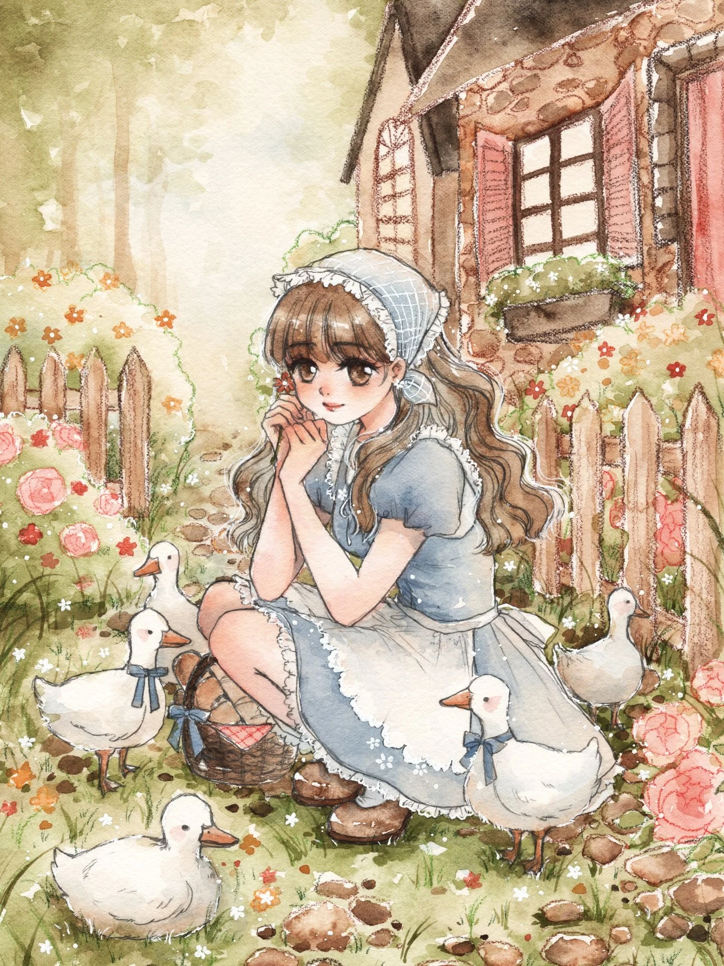 Cottage ducks 🦆🎀

New themed series for patreon&rsquo;s happy mail this year! Will be drawing animals &amp; creatures 💌🤍
January&rsquo;s theme is ducks! 🦆⋆ ˚｡⋆୨୧

✶ Sign ups close last day of the month ✶ January 31st @ 11:59pm AEST 

Watercolor 