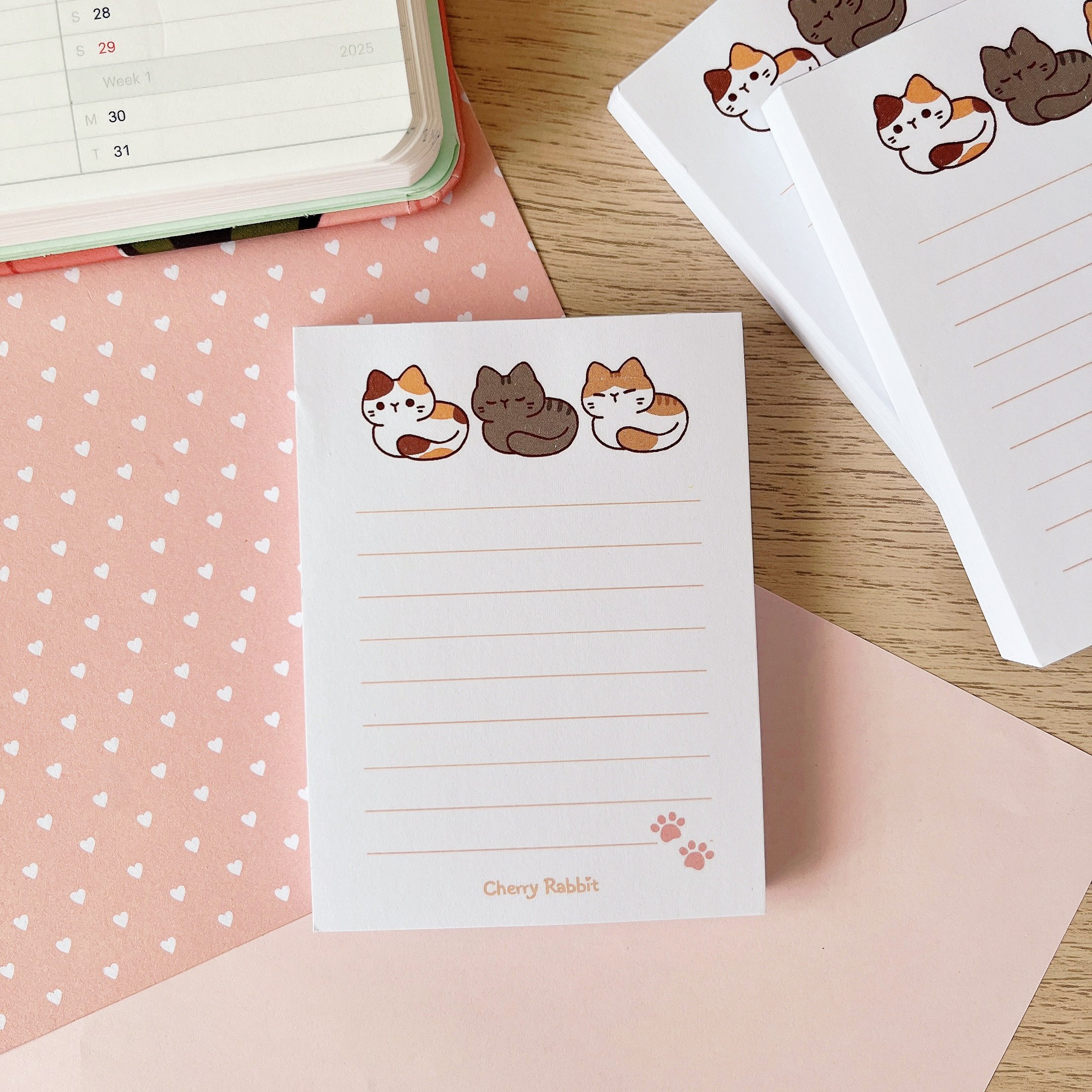 Memo Pad: Cat Loafs