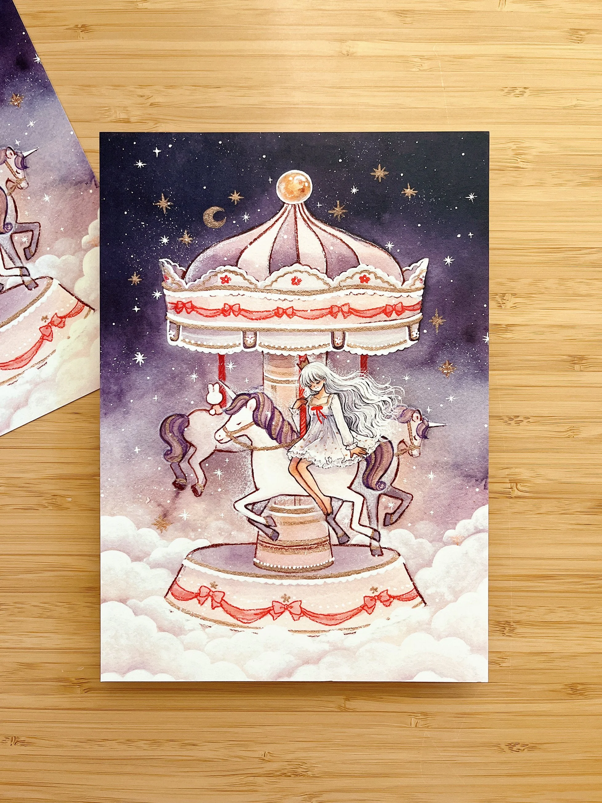 Starry Carousel - Mini Print