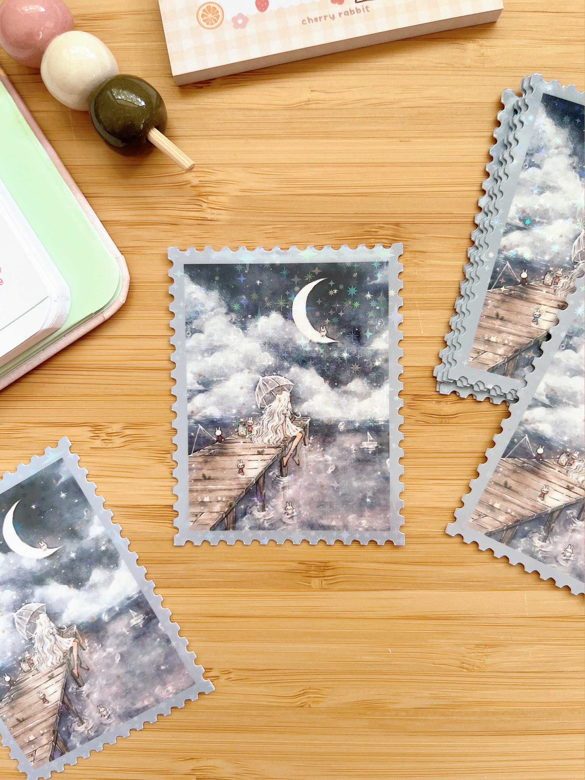 In the Clouds Stamp Sticker