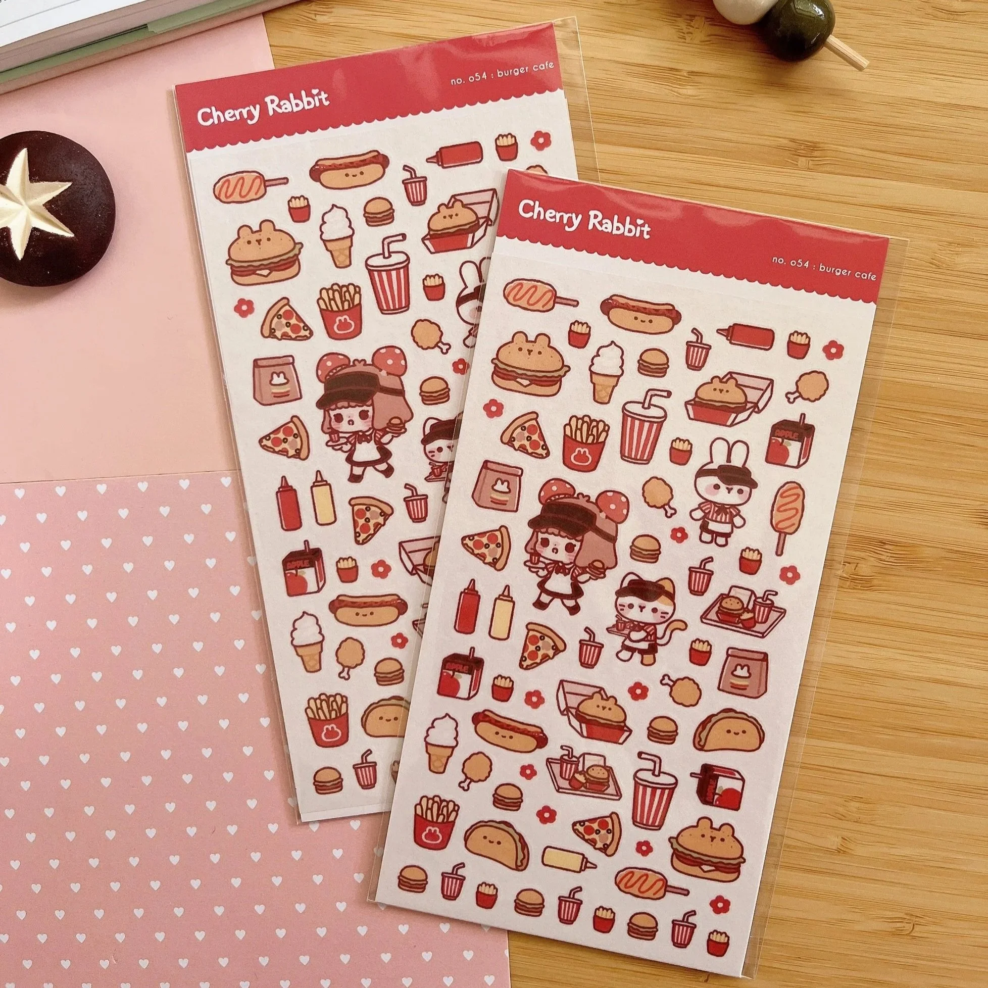 Burger Cafe: Sticker Sheet no. 054