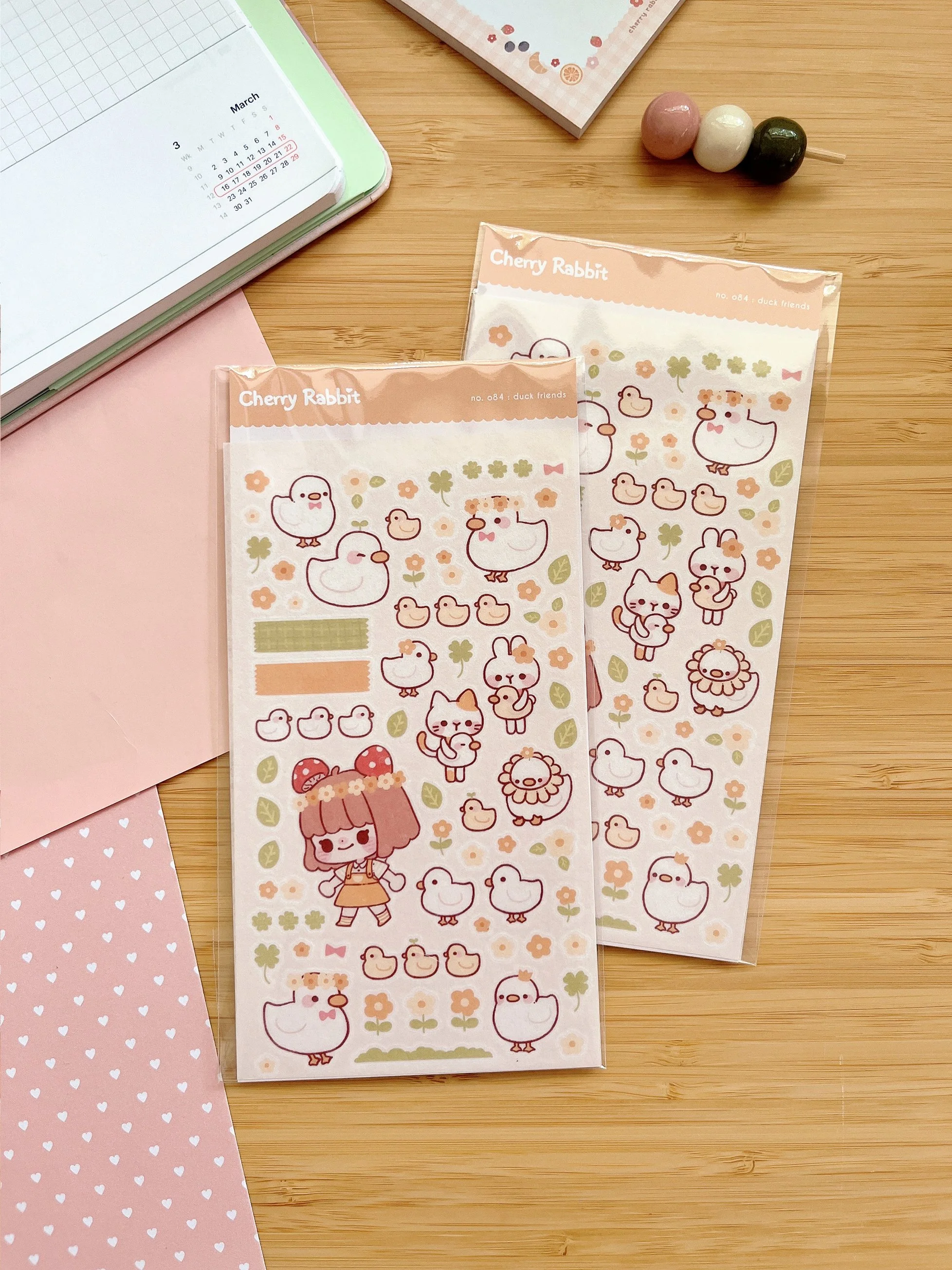 Duck Friends: Sticker Sheet no. 084