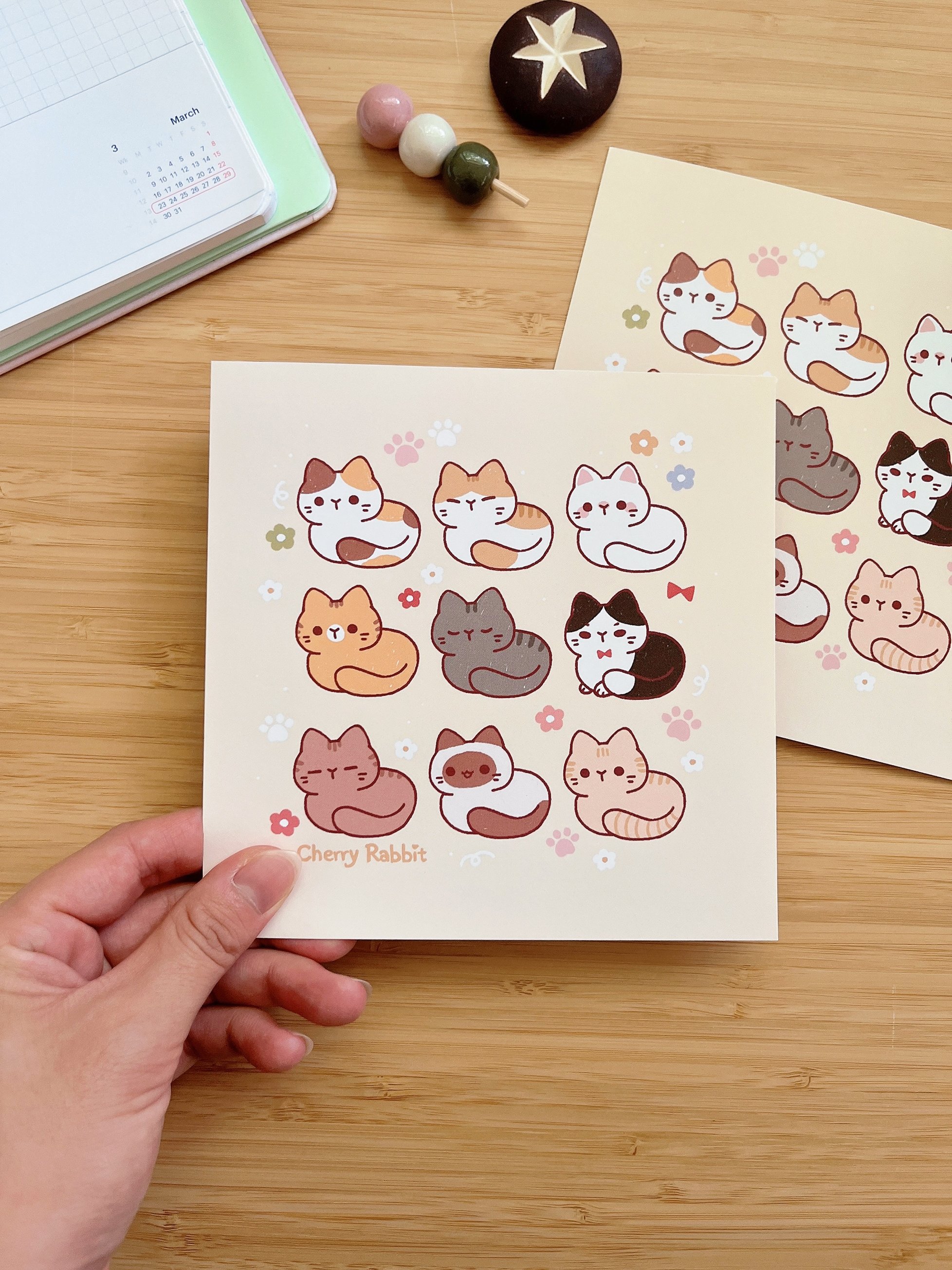 Cat Loafs - Mini Print