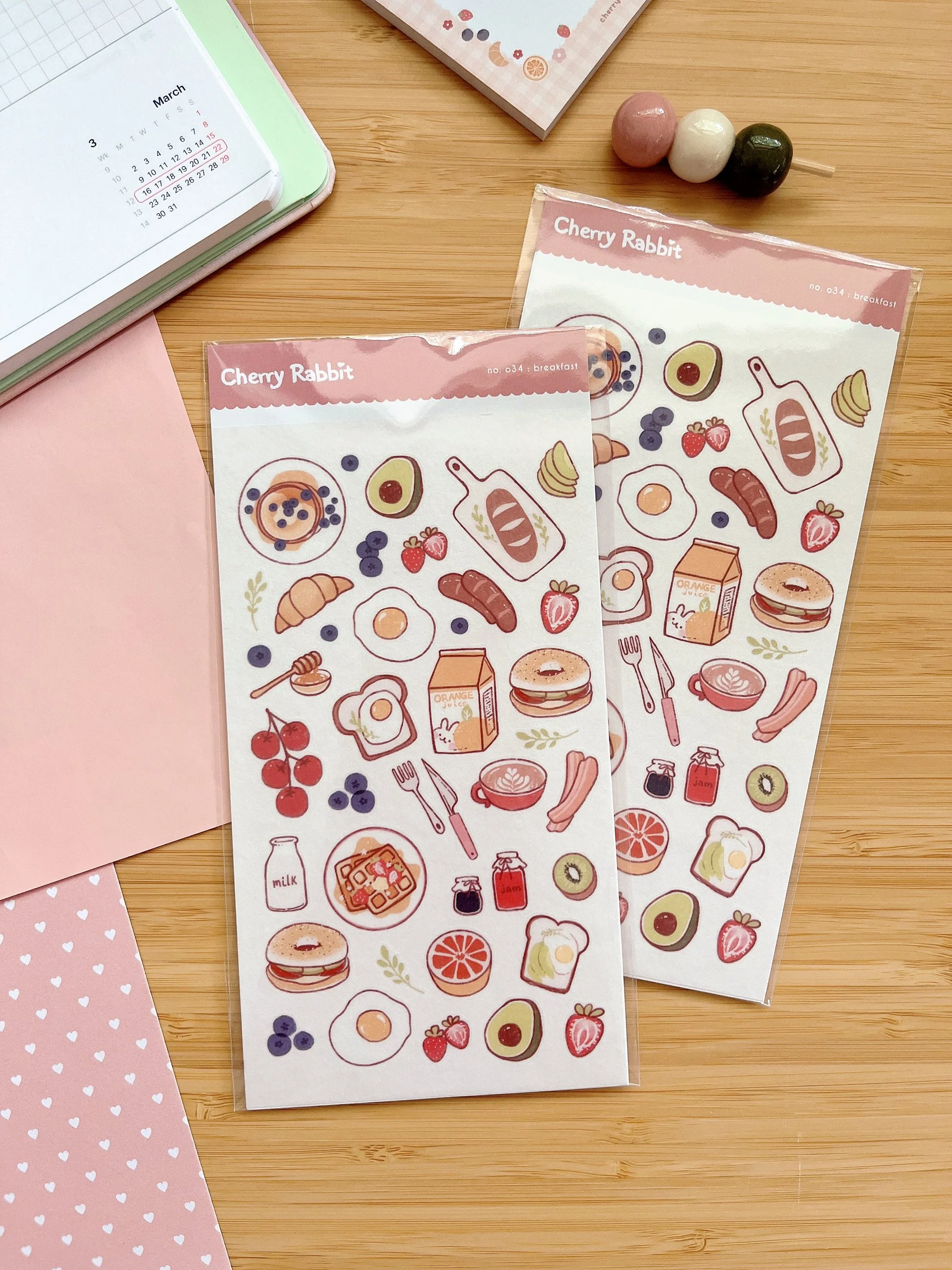 Breakfast : Sticker Sheet no.034