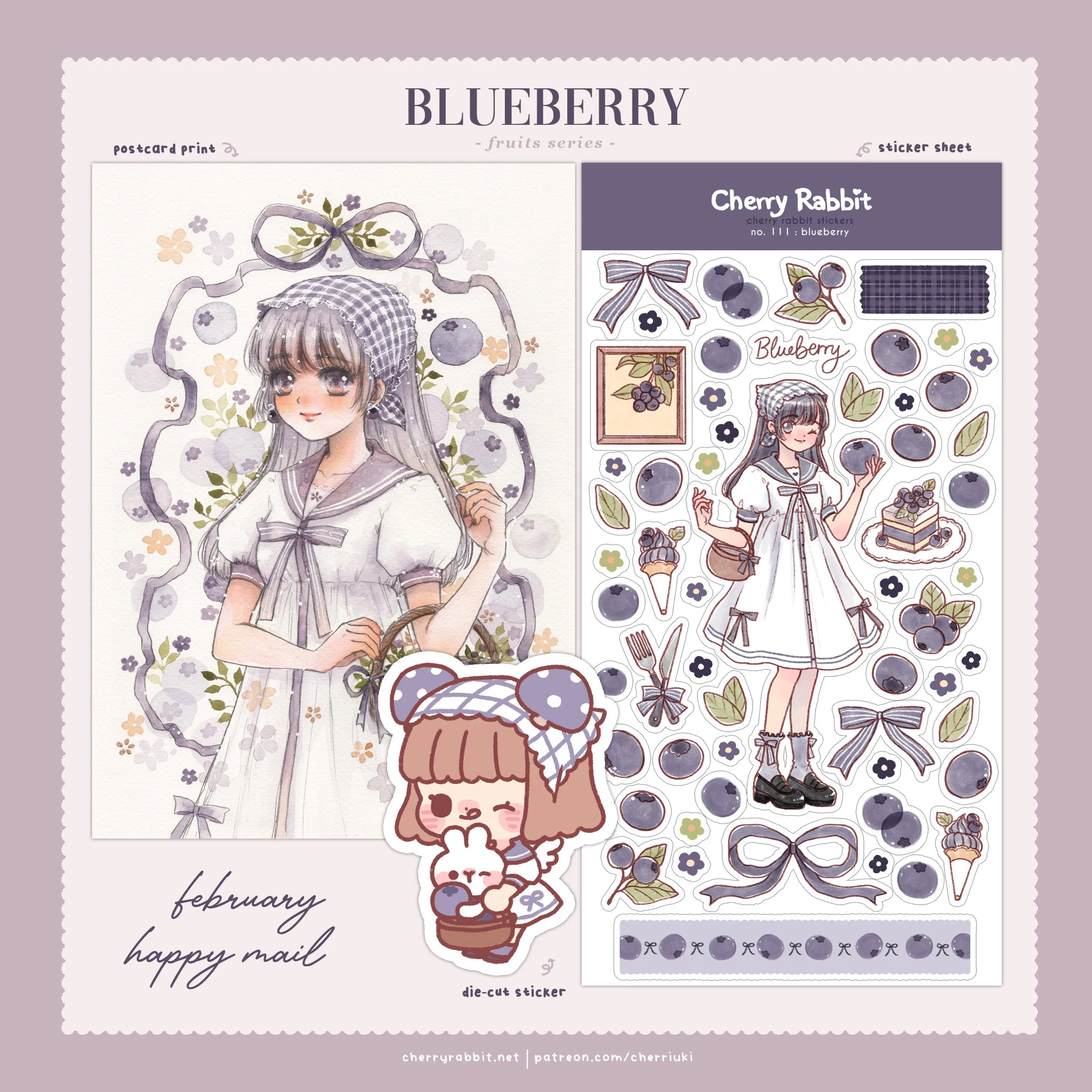 Blueberry - February Happy Mail (2025)