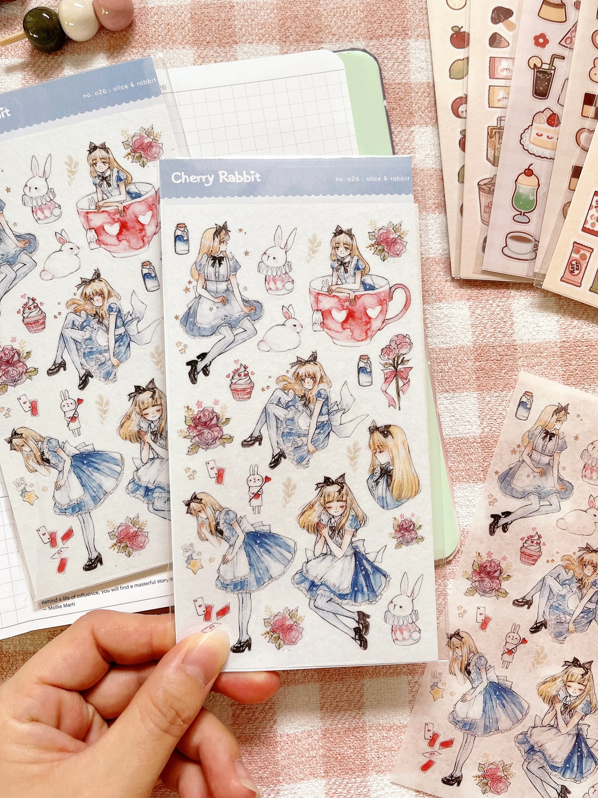 Alice and Rabbit : Sticker Sheet