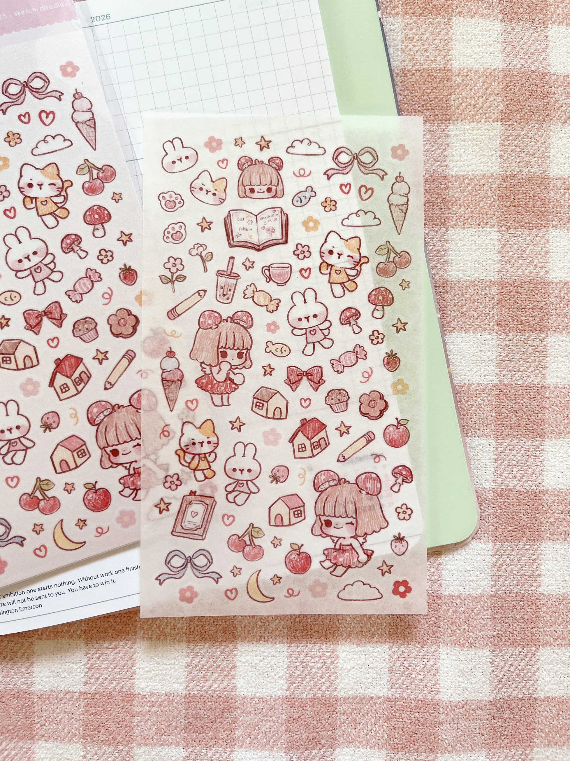 Sketch Doodles: Sticker Sheet no. 125