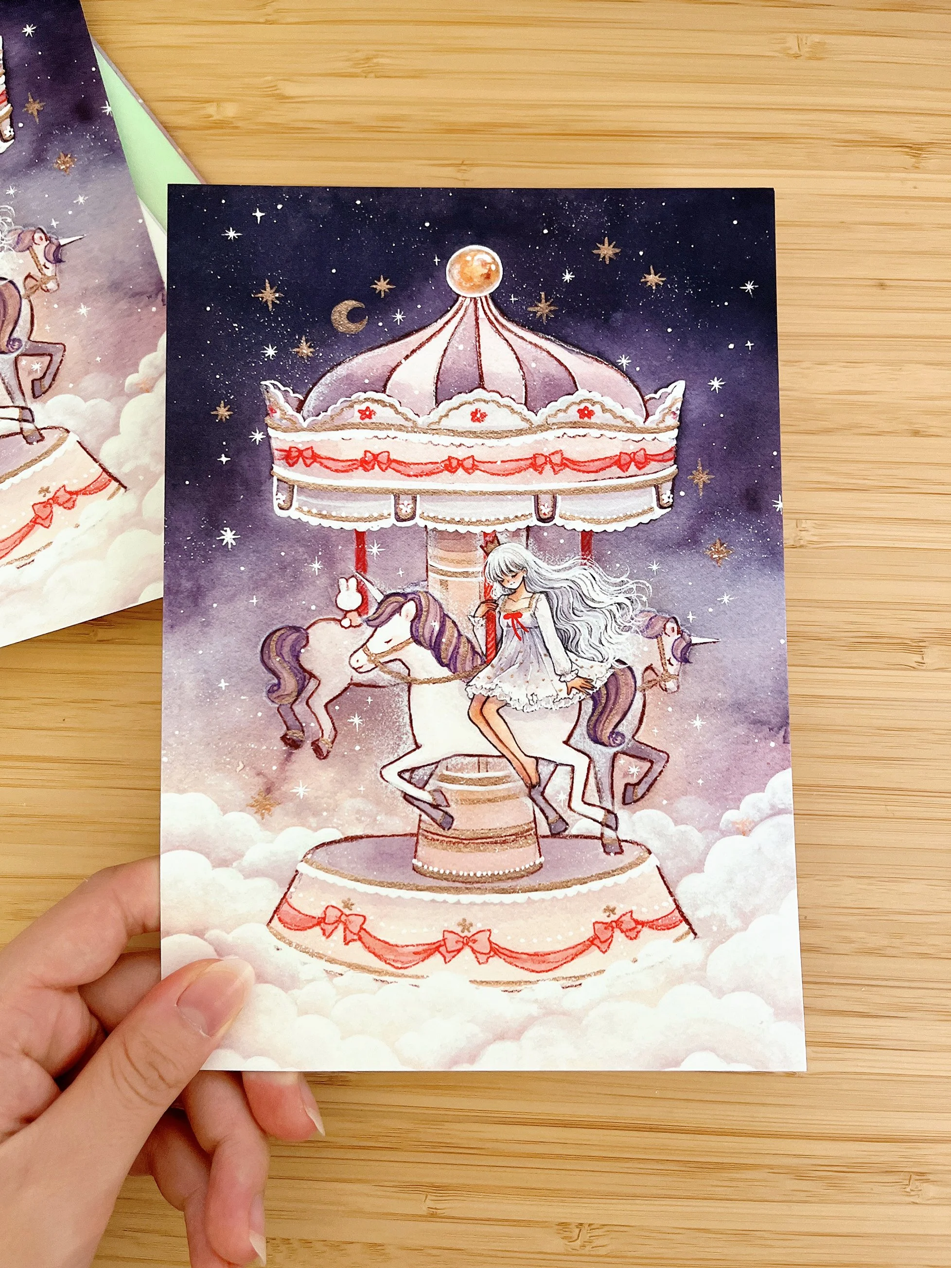 Starry Carousel - Mini Print