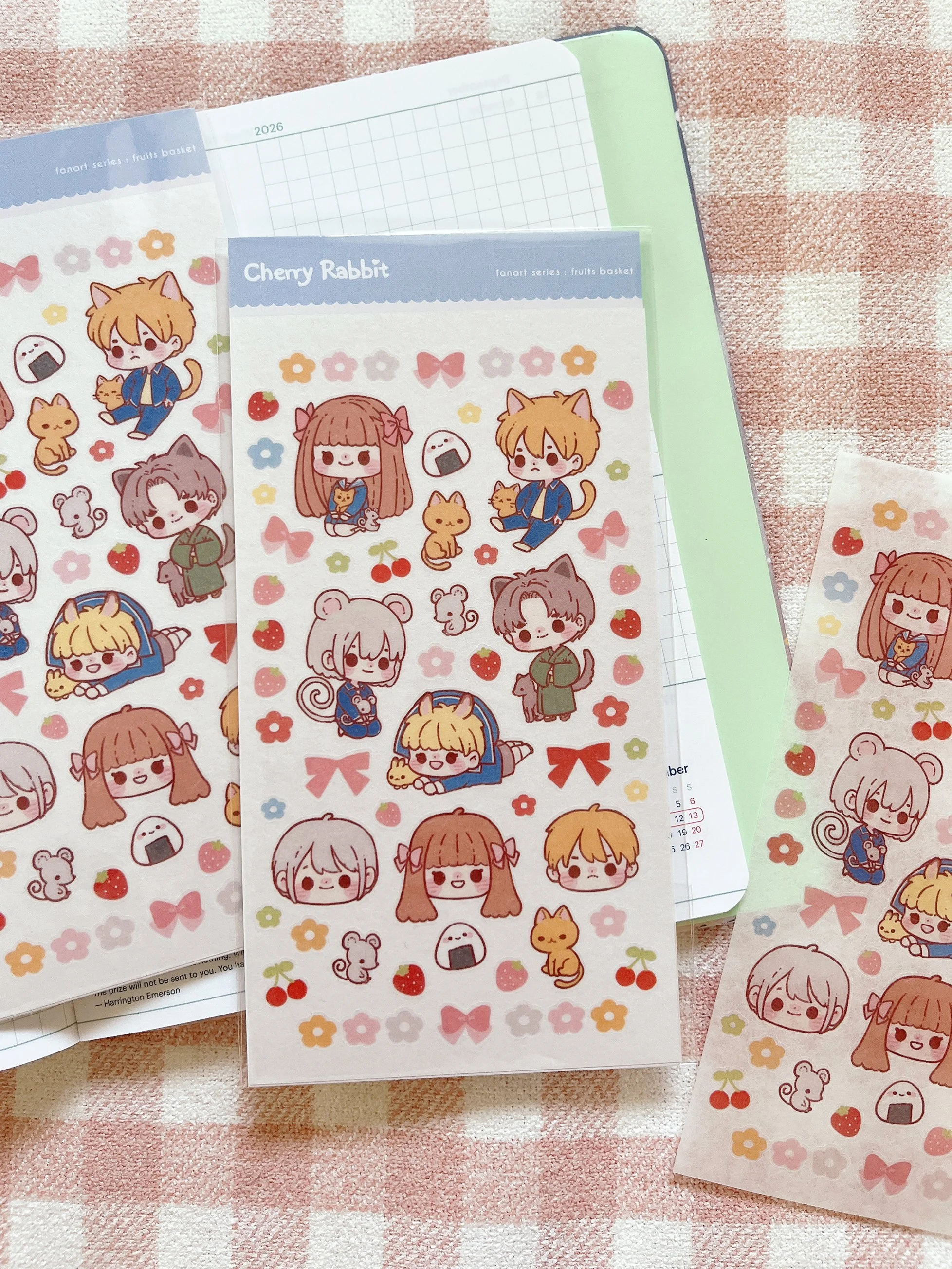Fruits Basket: Sticker Sheet