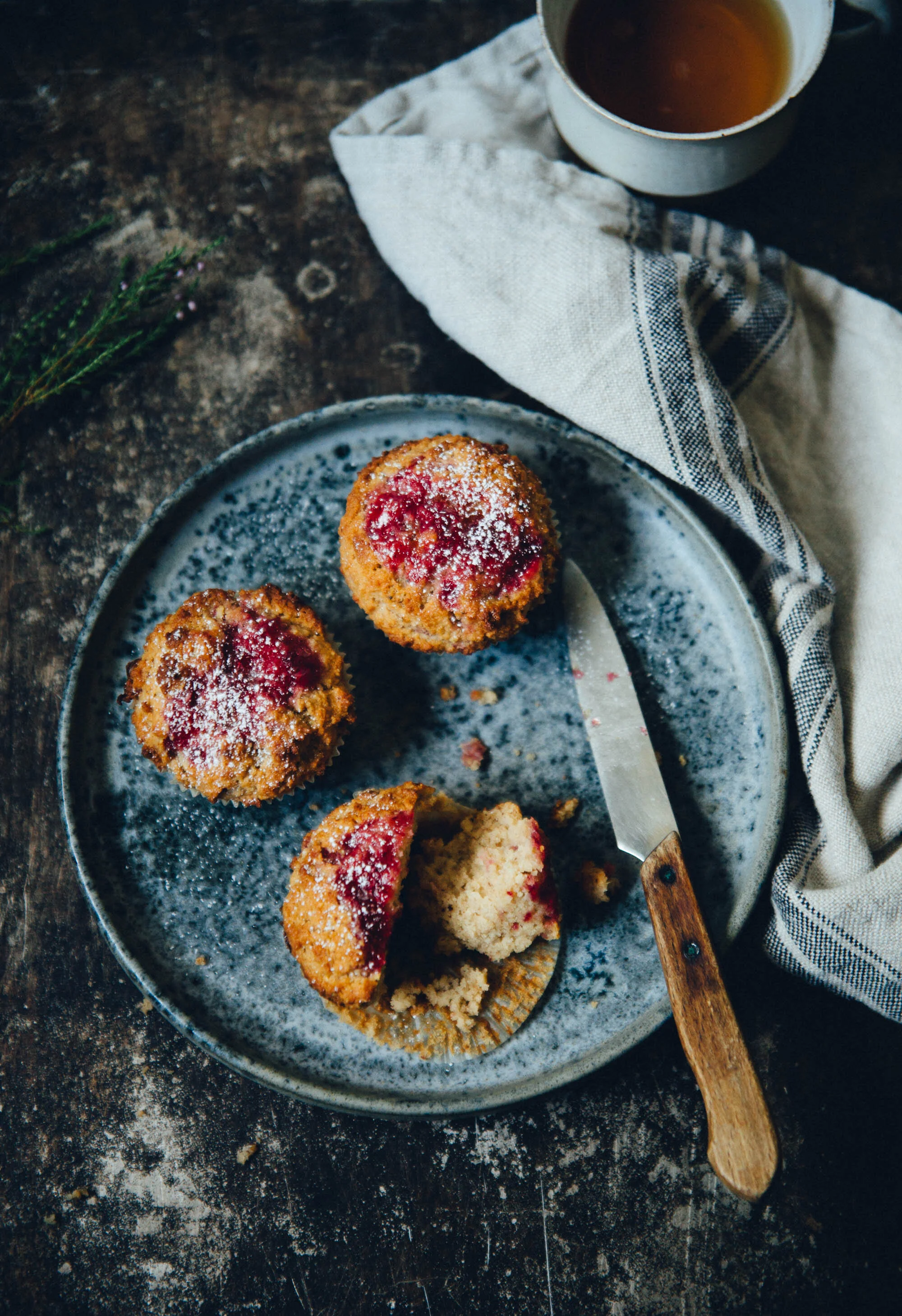 Parsnip and Lingonberry Muffins with Cardamom