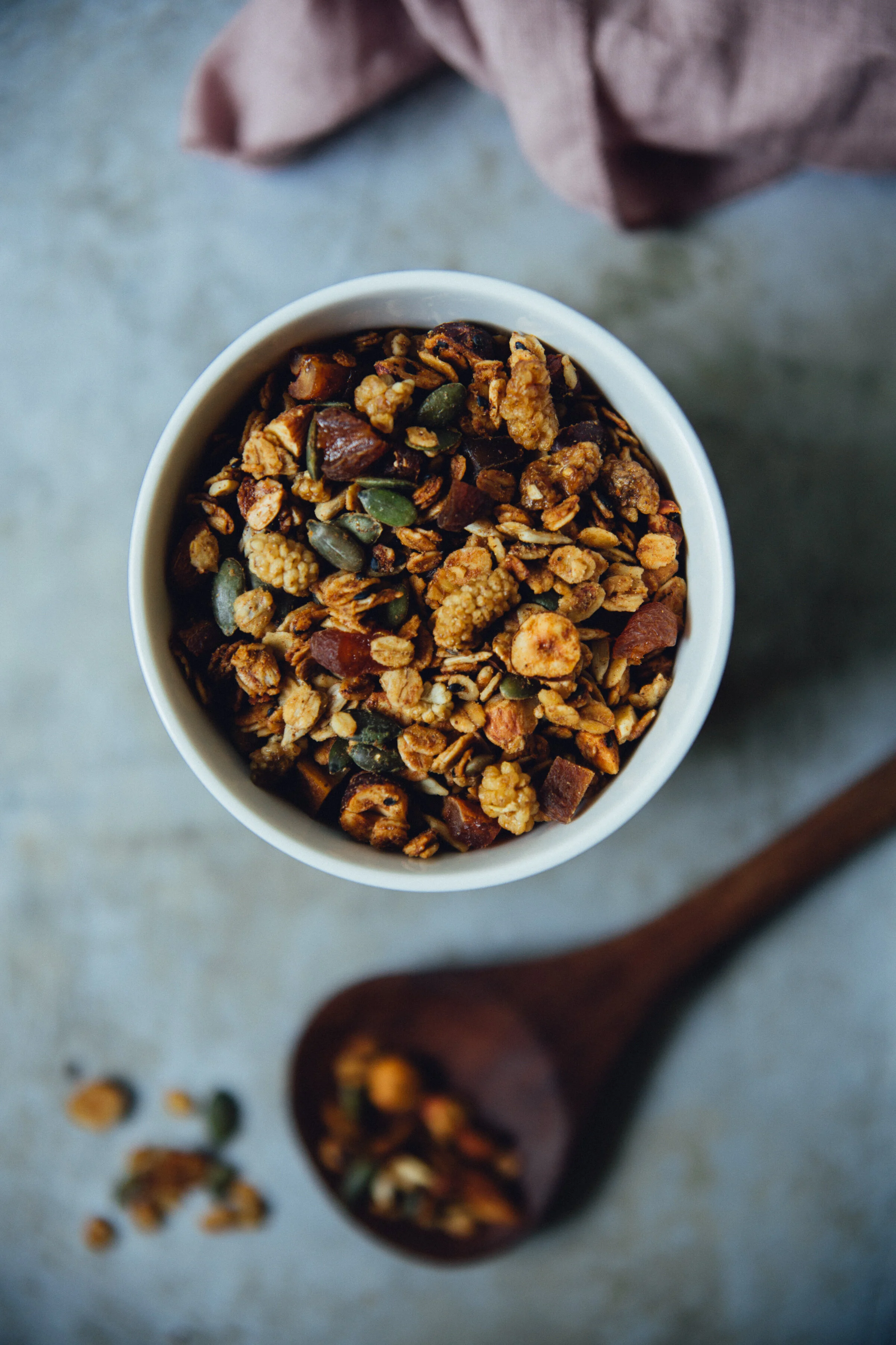 Sesame, Apricot & Mulberry Granola | v + gf