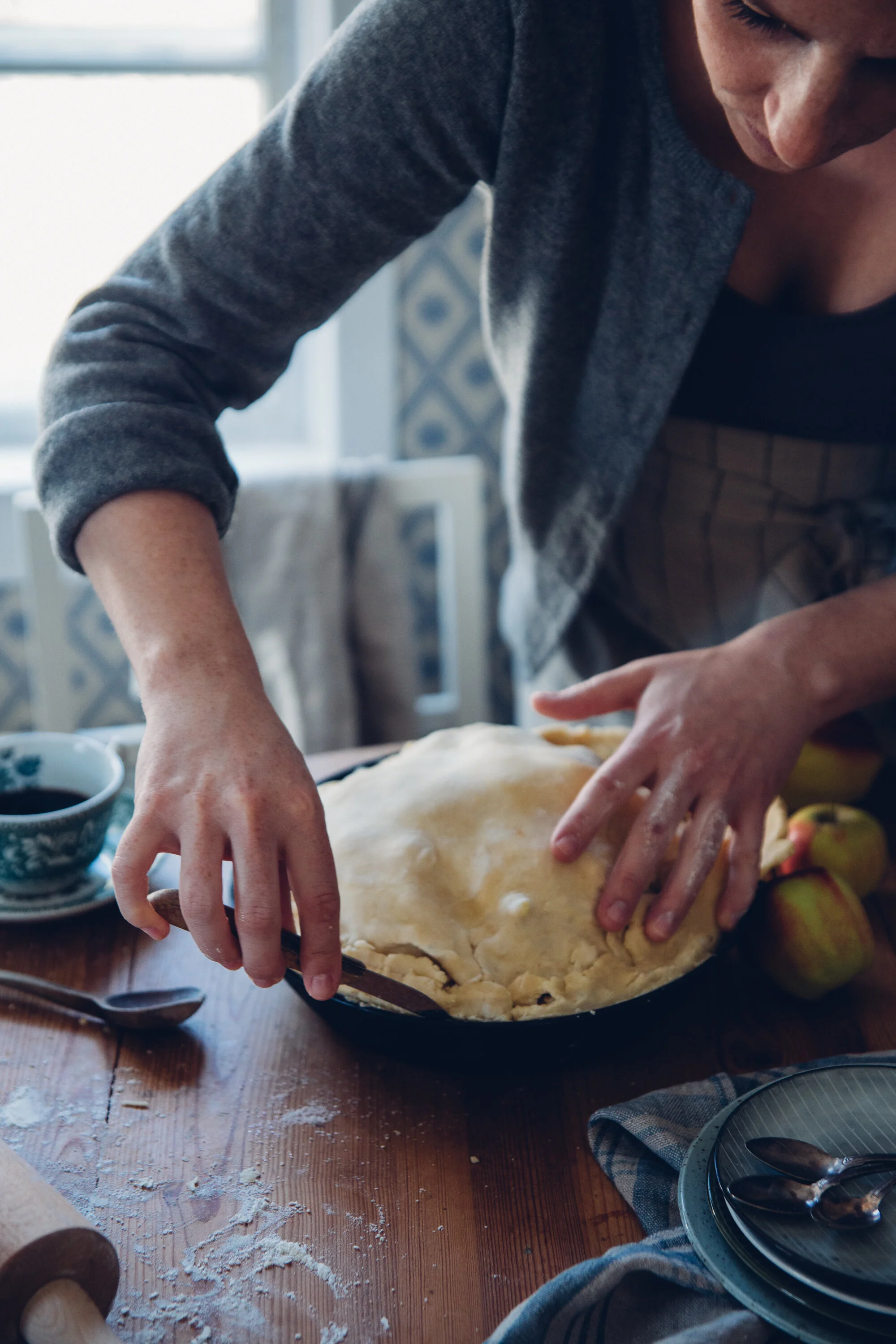 Pile High Apple Pie + Teaming up!