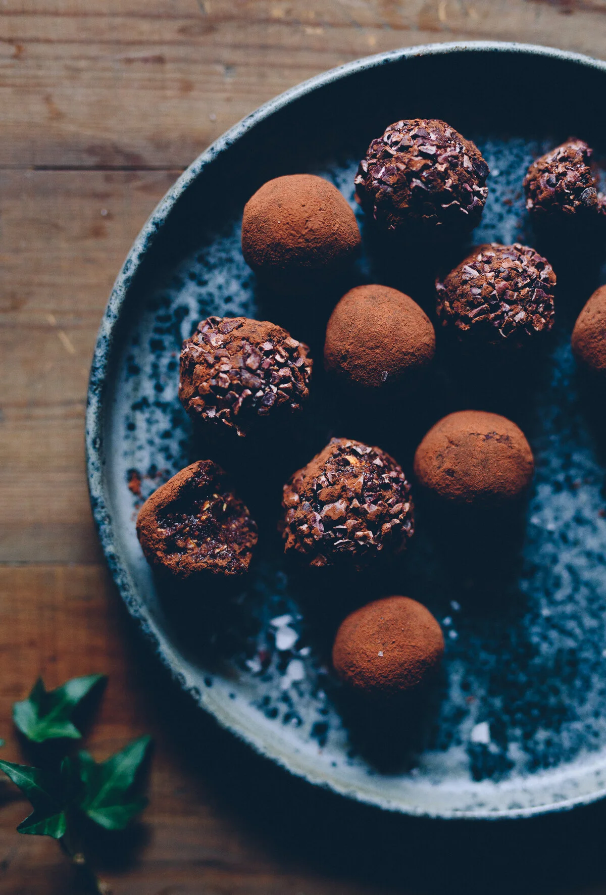 Lyxiga veganska chokladbollar