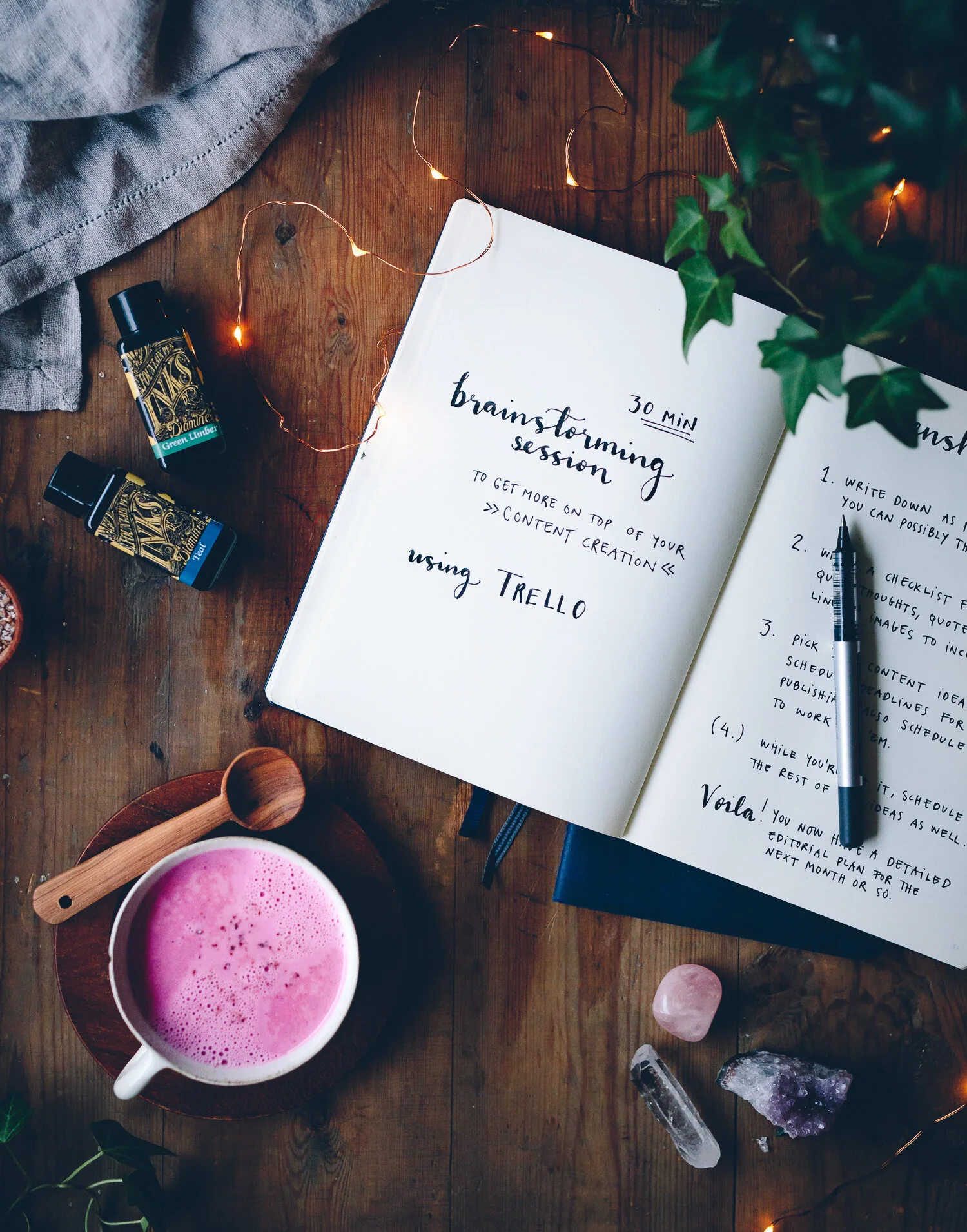 30 min brainstorming session för att bli mer organiserad i ditt innehållskapande