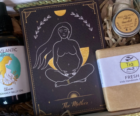 Pregnancy gift set Ireland — natural handmade self-care gift set by Wild Atlantic Wellness, made in West Cork and delivered anywhere in Ireland