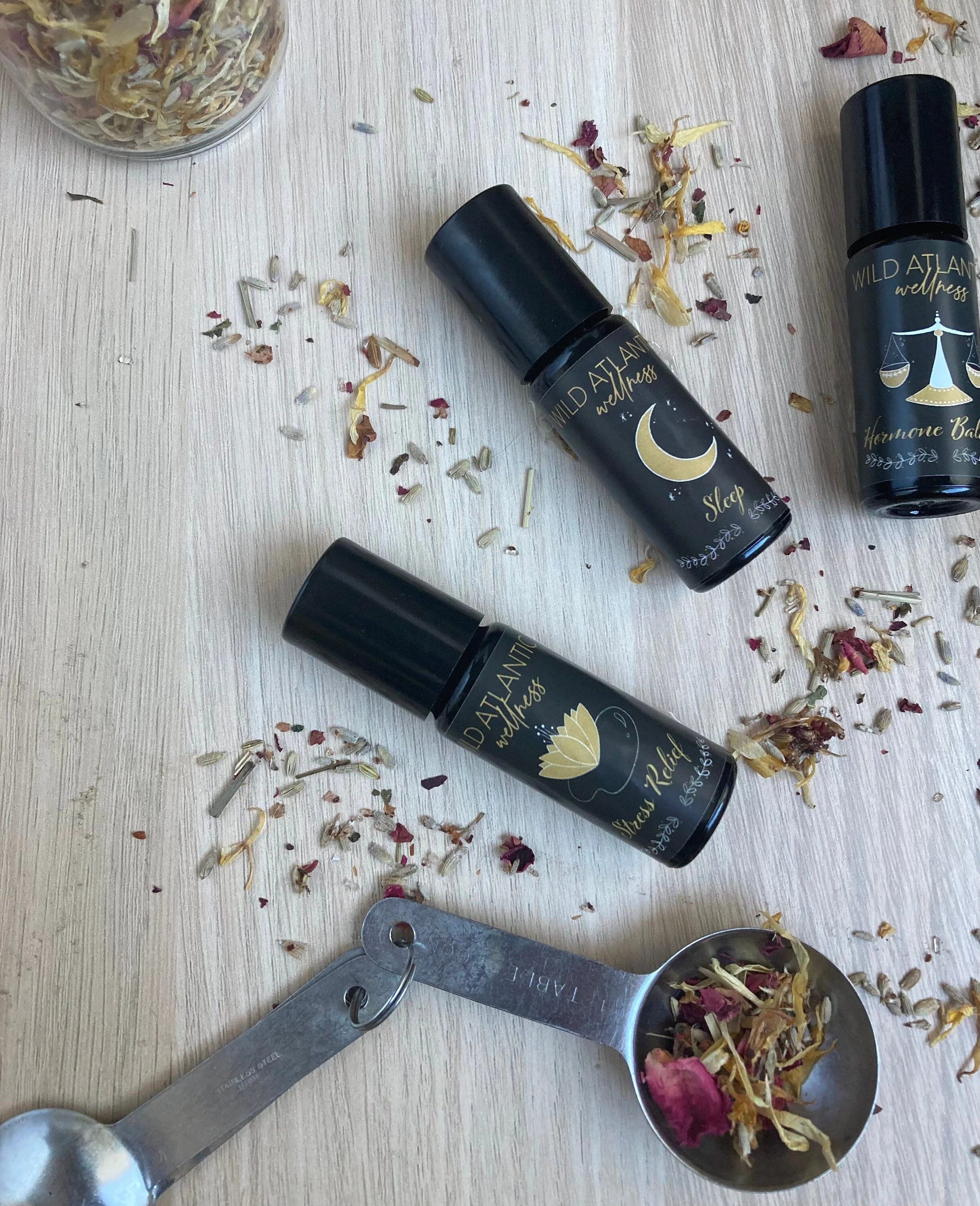 Natural aromatherapy self-care products for women handmade in West Cork Ireland by Wild Atlantic Wellness