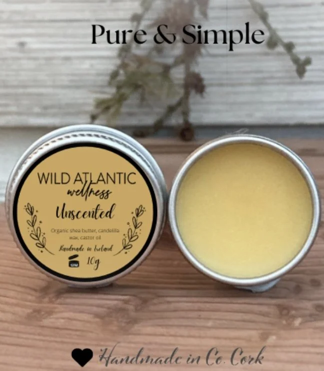 handmade irish vegan lip balm