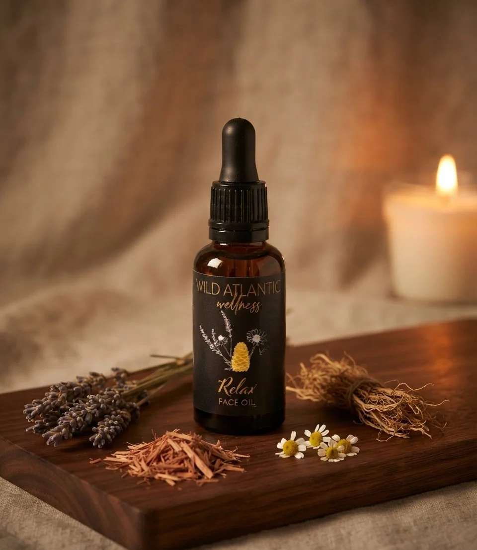 Relax Sleep Oil – Calming & Hydrating Natural Face Oil with Lavender, Roman Chamomile & Cedarwood
