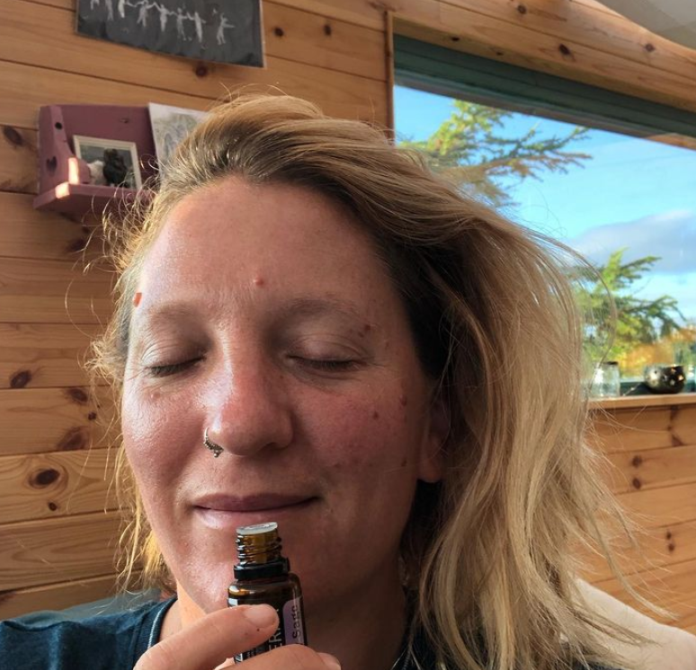 Natural self care routine for stress relief using essential oils