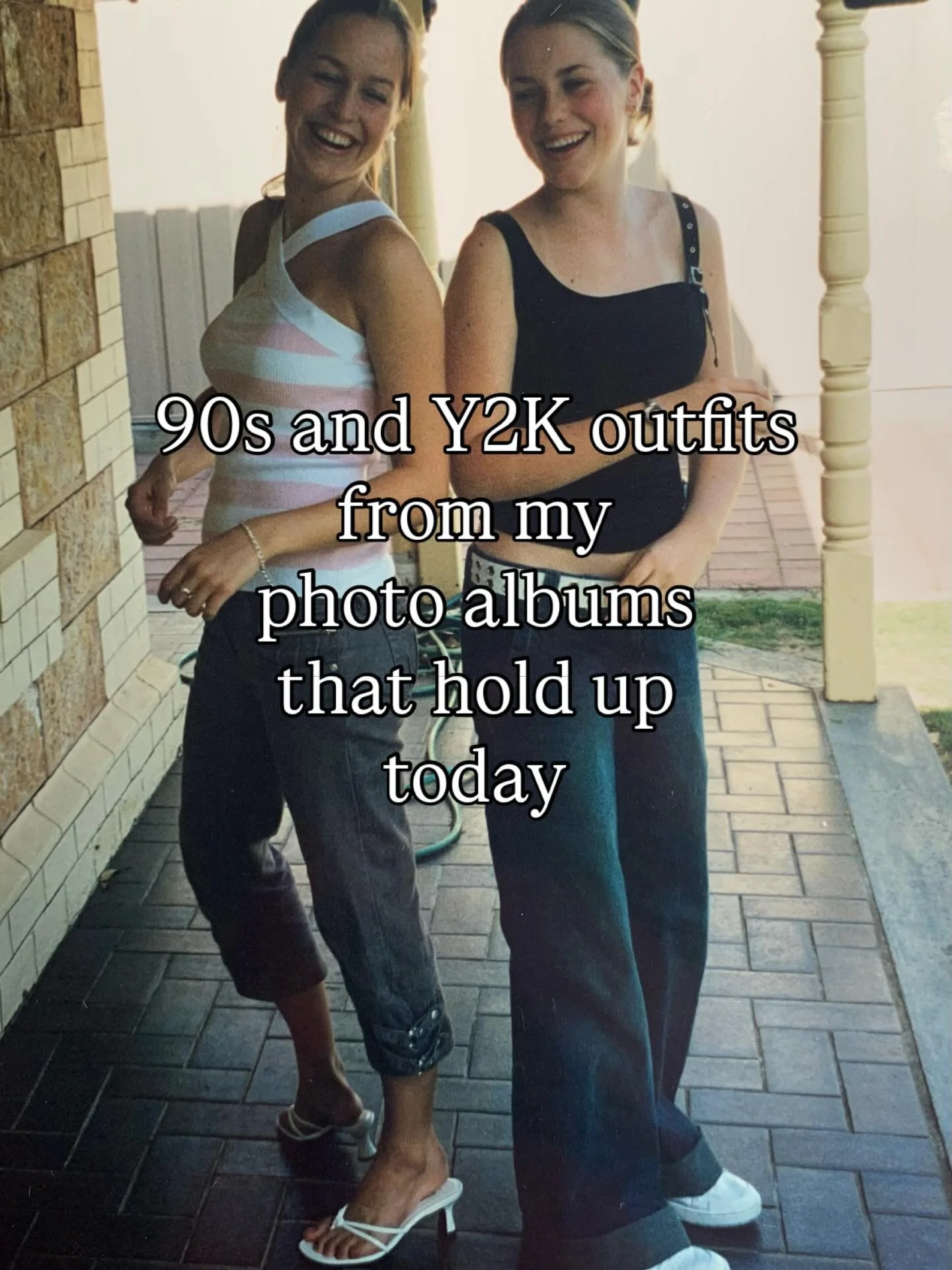 What do you reckon? 

I spot these kinda outfits all the time - again 😅 fun trip in the old (physical!) photo albums 💁&zwj;♀️

#outfitrepeater #90sfashion #90soutfit #y2kinspo #y2kstyle