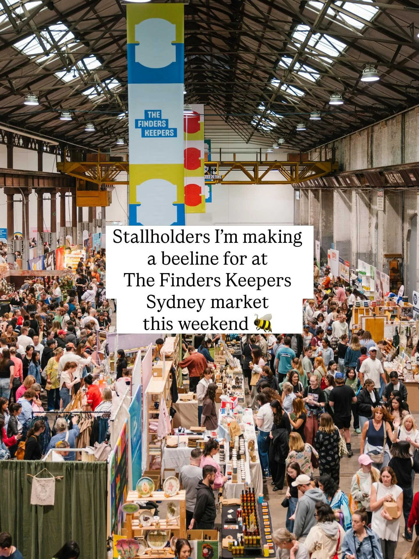 Yeah, yeah, I&rsquo;m also meant to be working&hellip; 🤫 

Market girlie always taking my opportunity to stock up on essentials and sussing all the new things talented people make. 

Let me know if you&rsquo;re coming along, Sydney friends! @thefind