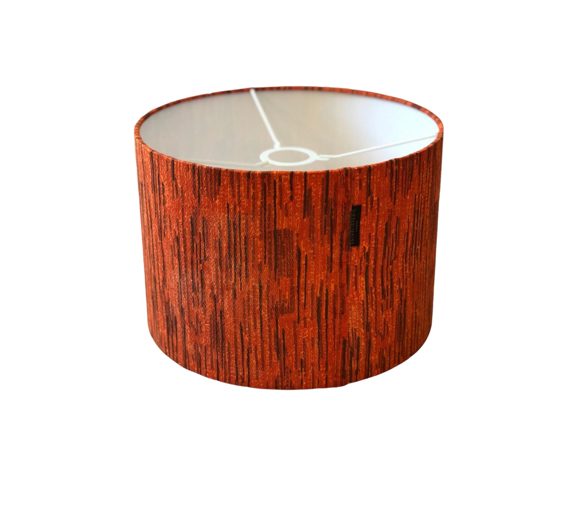 Vintage Stokey Orange Lampshade