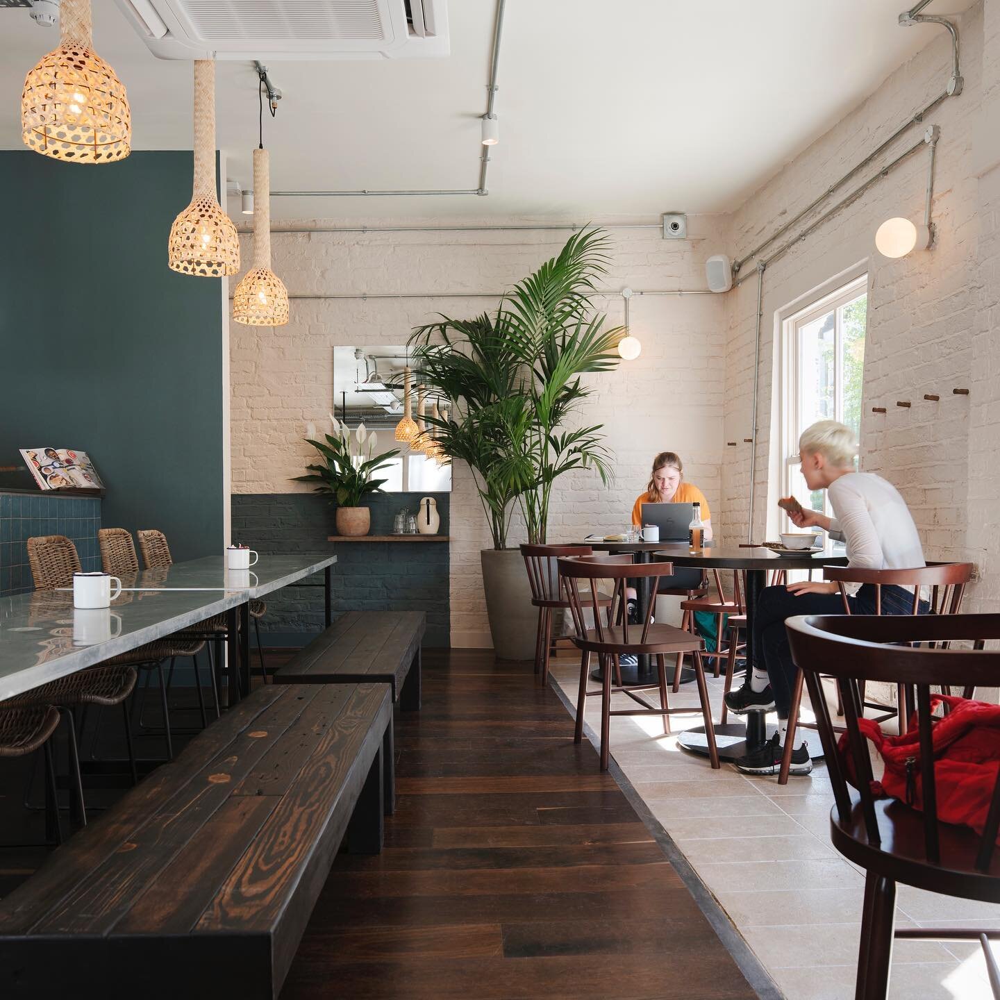 We loved working on this GAILS bakery in Kentish Town, London. Our zinc top tables with steel legs look like a great breakfast/work spot. 
*
*
#cafelife #shopfitting #cafeculture #therealwoodproject #zinctops #madeinbristol #metalwork #breakfastlondo
