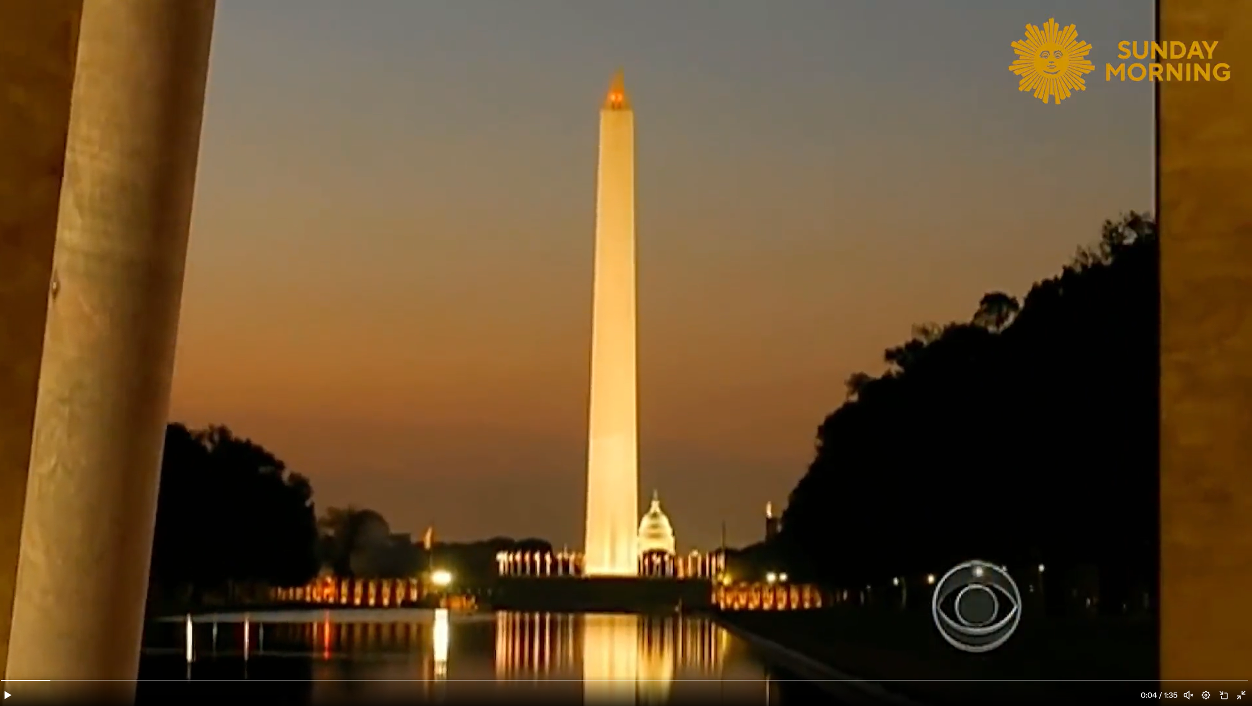 CBS Sunday Morning Almanac "On This Day in 1888 Washington Monument