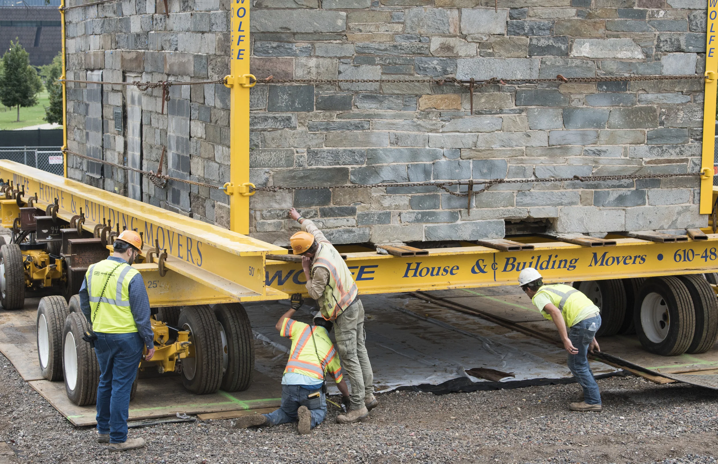 Historic Lockkeeper's House relocated as part of major restoration project